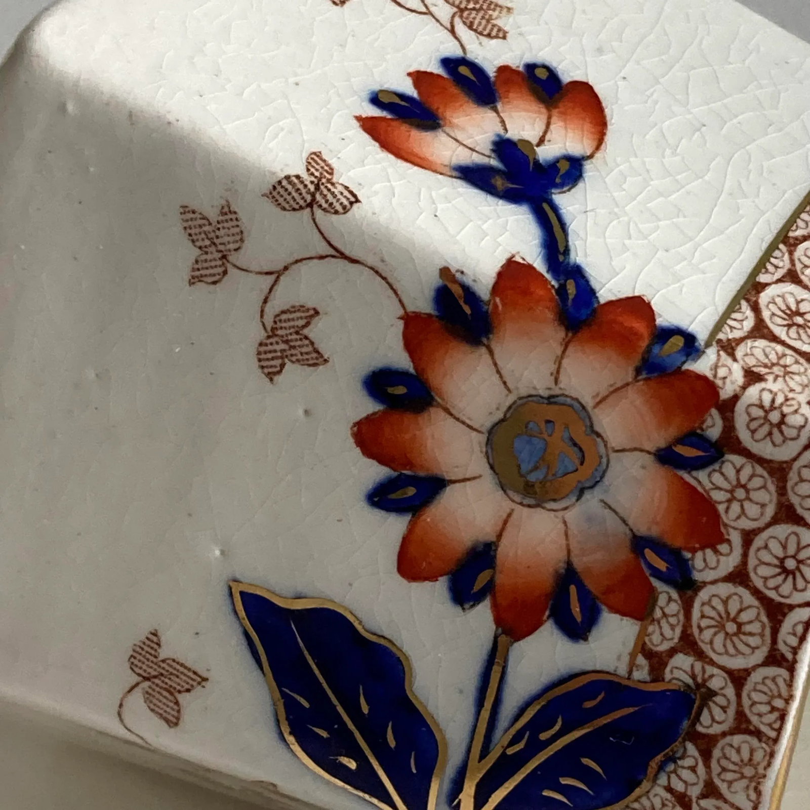 1890s, Ridgways Stoke on Trent Staffordshire Cream & Open Sugar Bowl Set with Hand Painted Floral De - 11