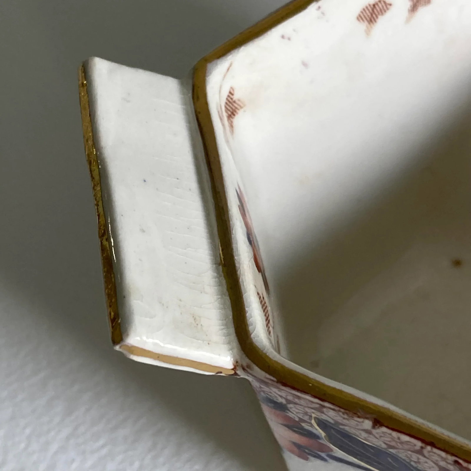 1890s, Ridgways Stoke on Trent Staffordshire Cream & Open Sugar Bowl Set with Hand Painted Floral De - 9