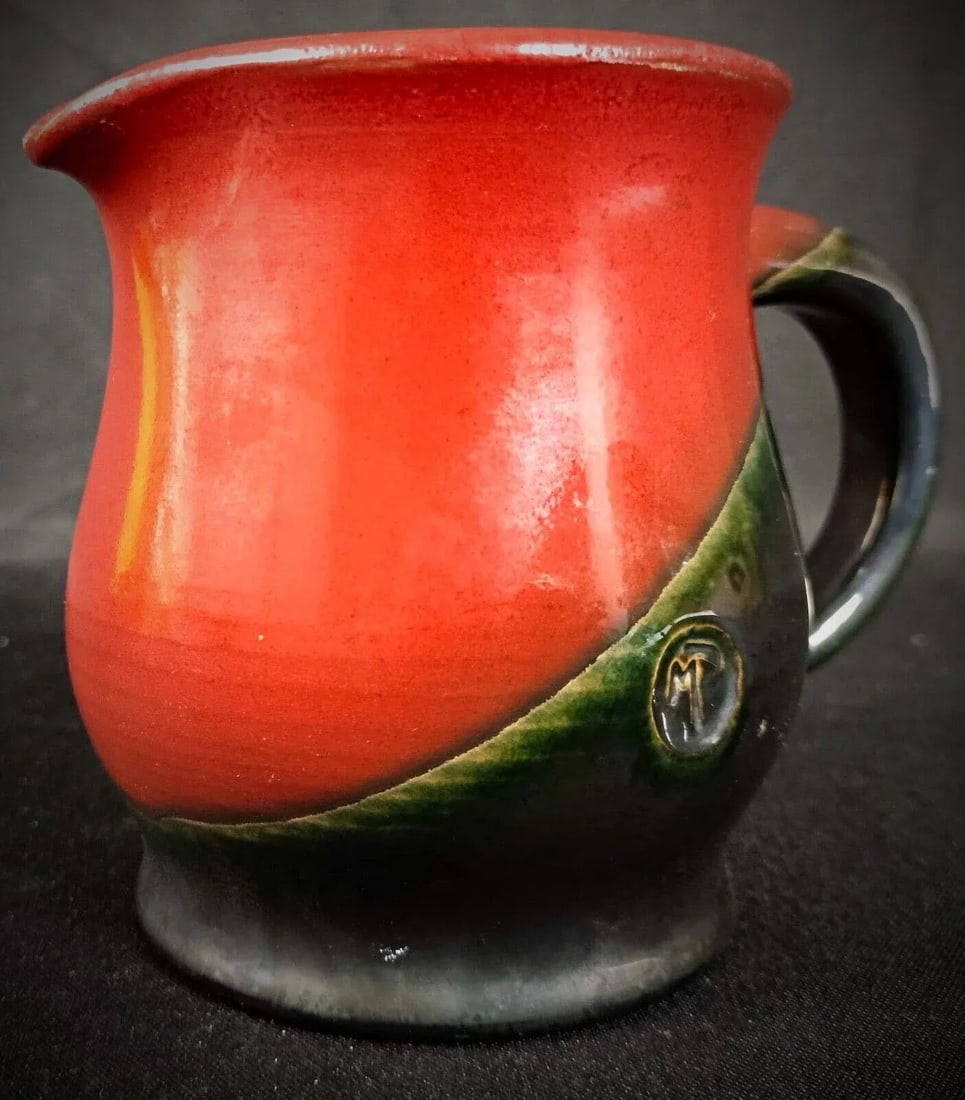Modern Art Ceramic Pitcher Signed by Michel Poully, Mid 20th Century - 3