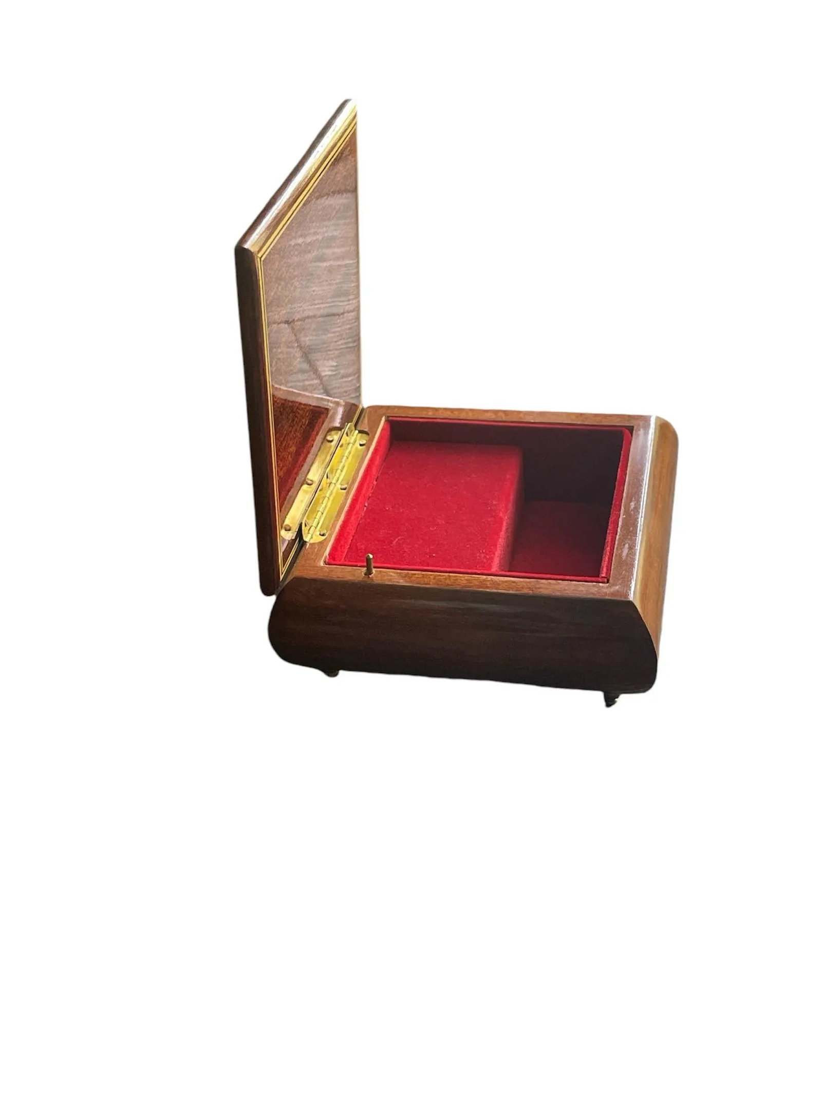 1950s Italian Inlay Musical Box Love Birds - 6
