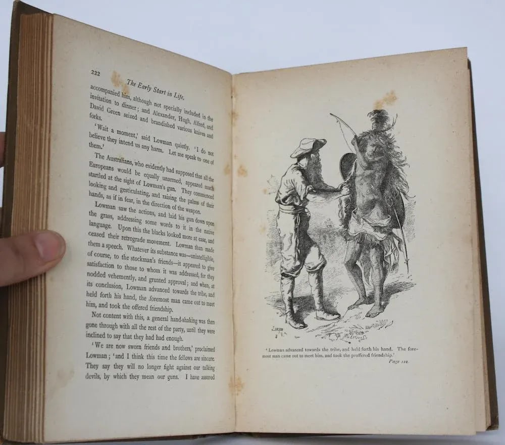 Late 19th Century Antique Book Decor - Australian Adventure Story - 10