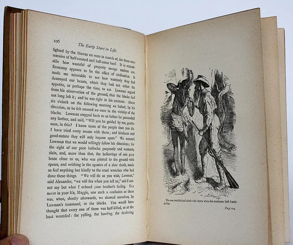 Late 19th Century Antique Book Decor - Australian Adventure Story - 4