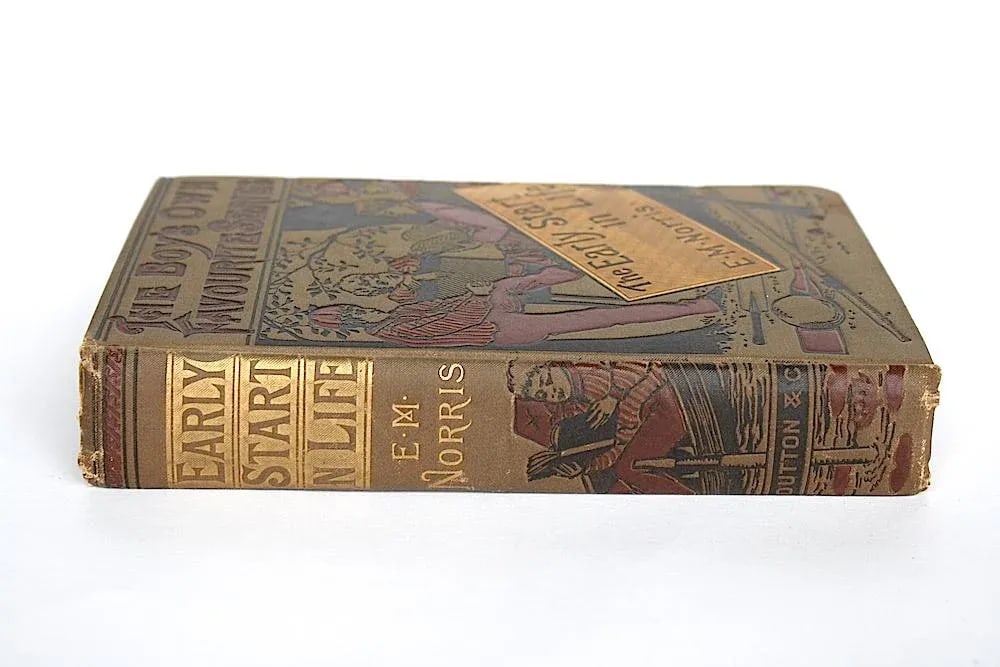 Late 19th Century Antique Book Decor - Australian Adventure Story - 5