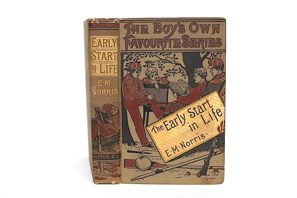 Late 19th Century Antique Book Decor - Australian Adventure Story - 6