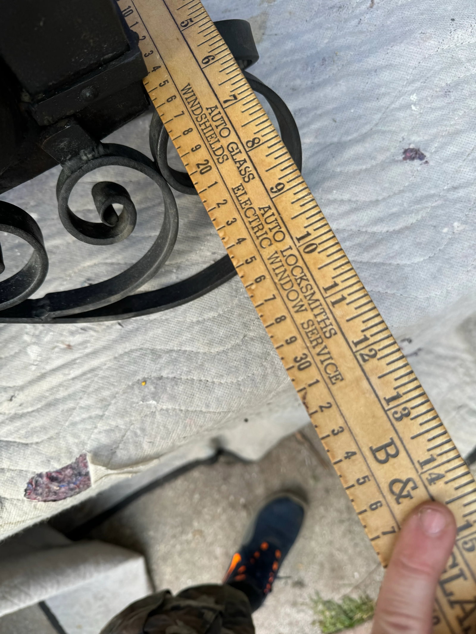 Vintage Hand Forged Black Metal Pirates Ship - 10