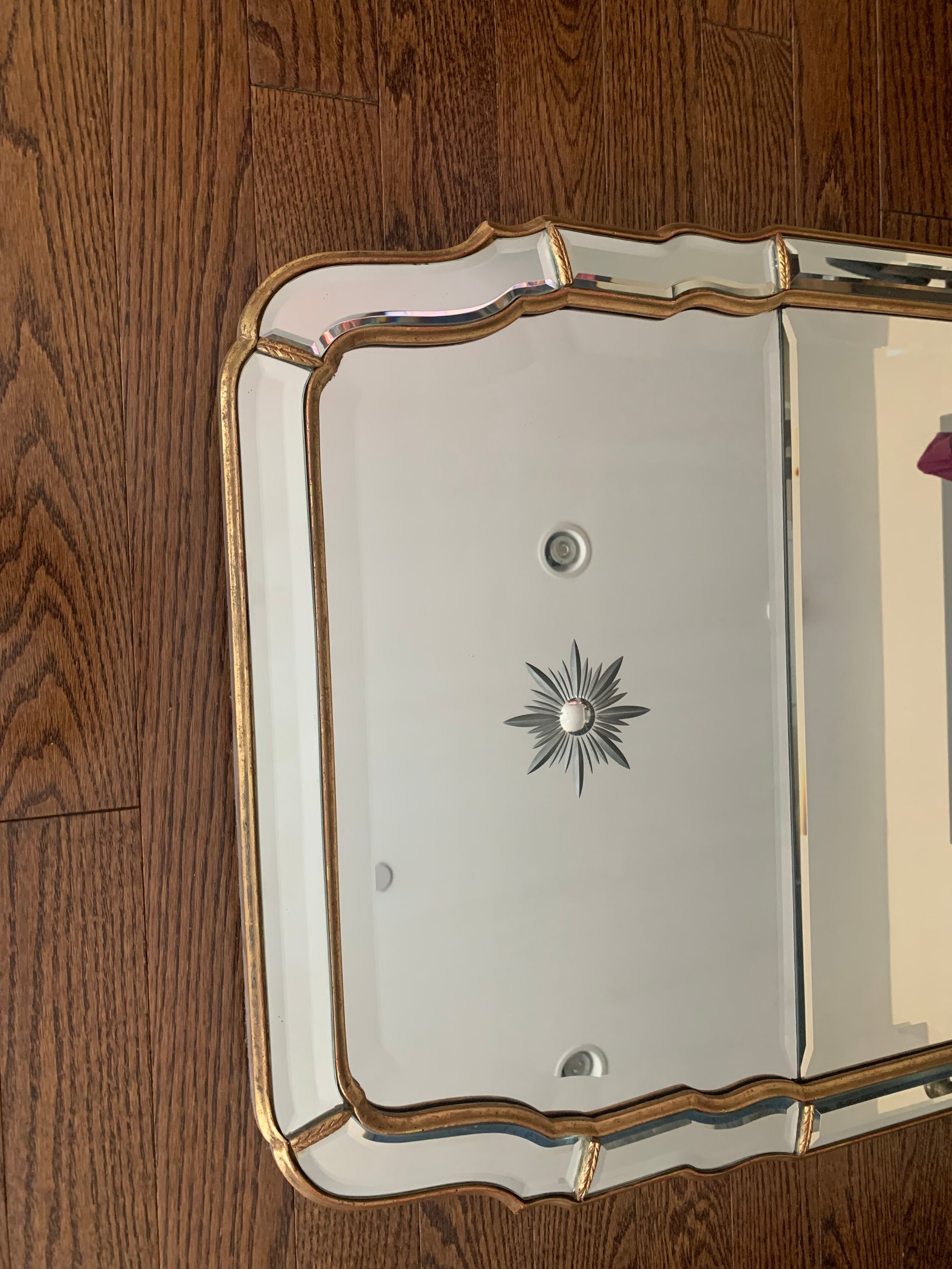 Late 20th Century Nyc Mirror Fair Large Wall Mirror - 3