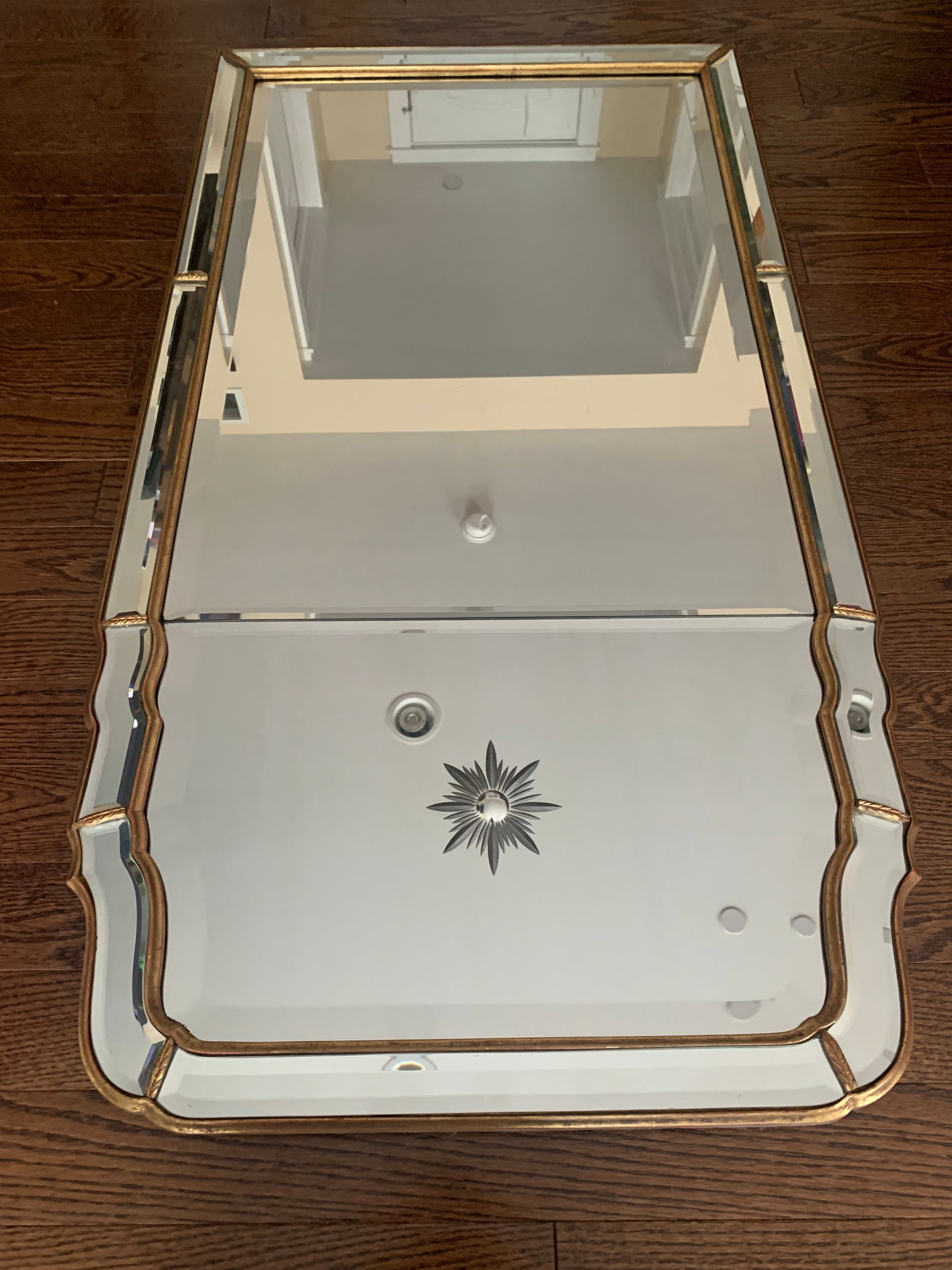 Late 20th Century Nyc Mirror Fair Large Wall Mirror - 4