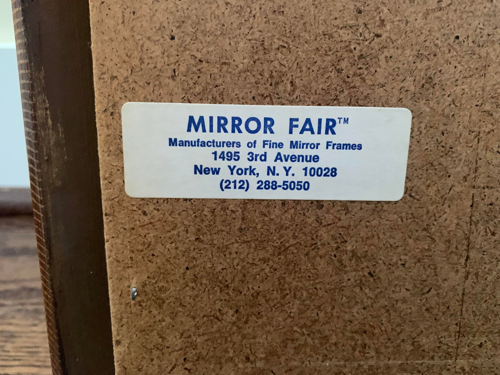 Late 20th Century Nyc Mirror Fair Large Wall Mirror - 5