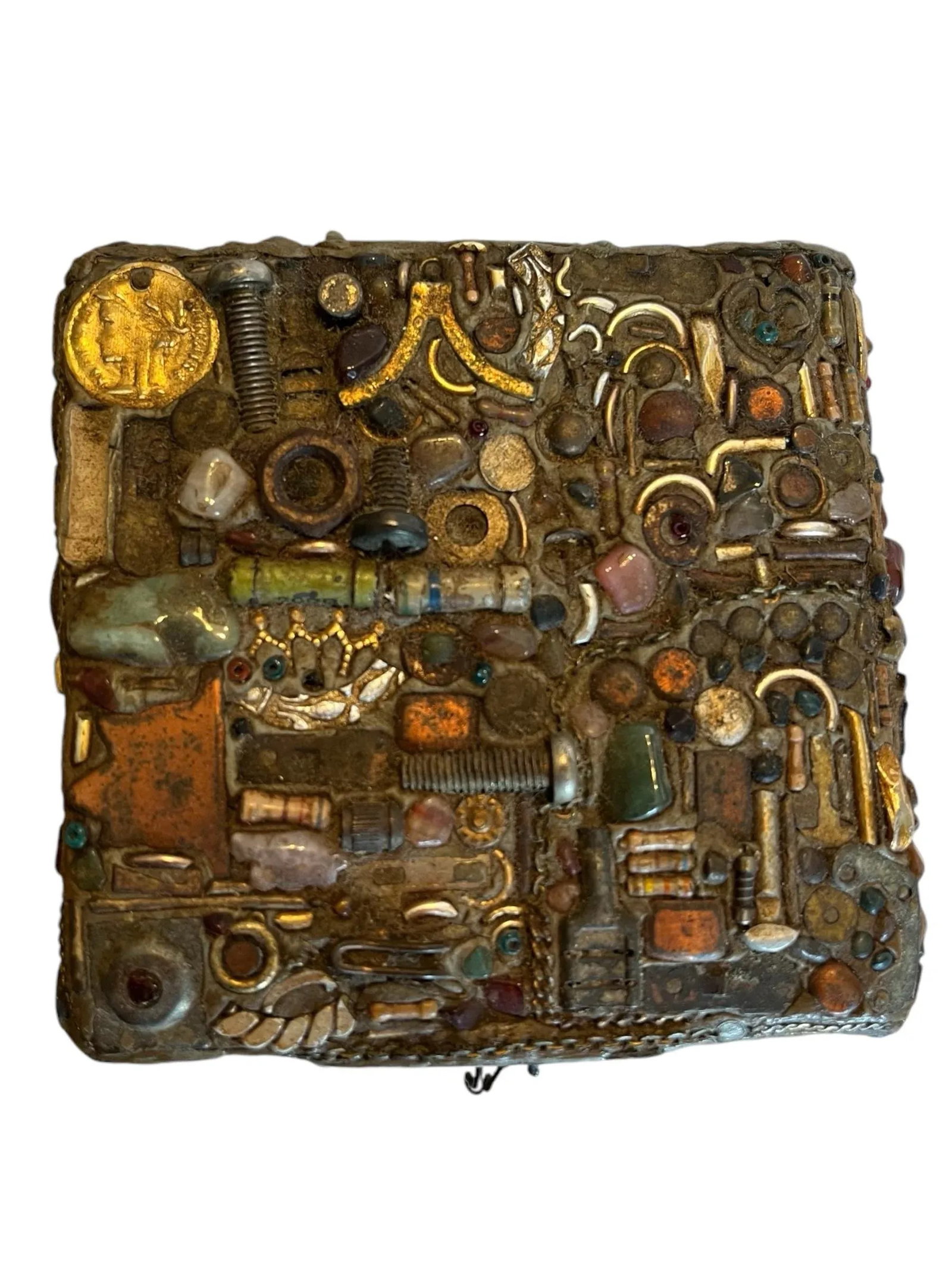 1980s Pair of Decorative Boxes With Found Objects by Brazilian Sculptor Francisco Moller - 6