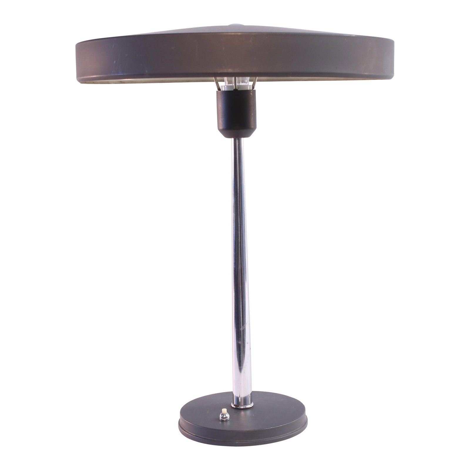 1950s "Timor" by Louis Kalff Philips Vintage Desk Lamp: "Timor" Table Lamp by Louis Kalff for Philips: Embrace the timeless charm of the "Timor" Table Lamp, a true design classic created by Louis Kalff for Philips. Produced in the 1970s-1980s, this lamp is