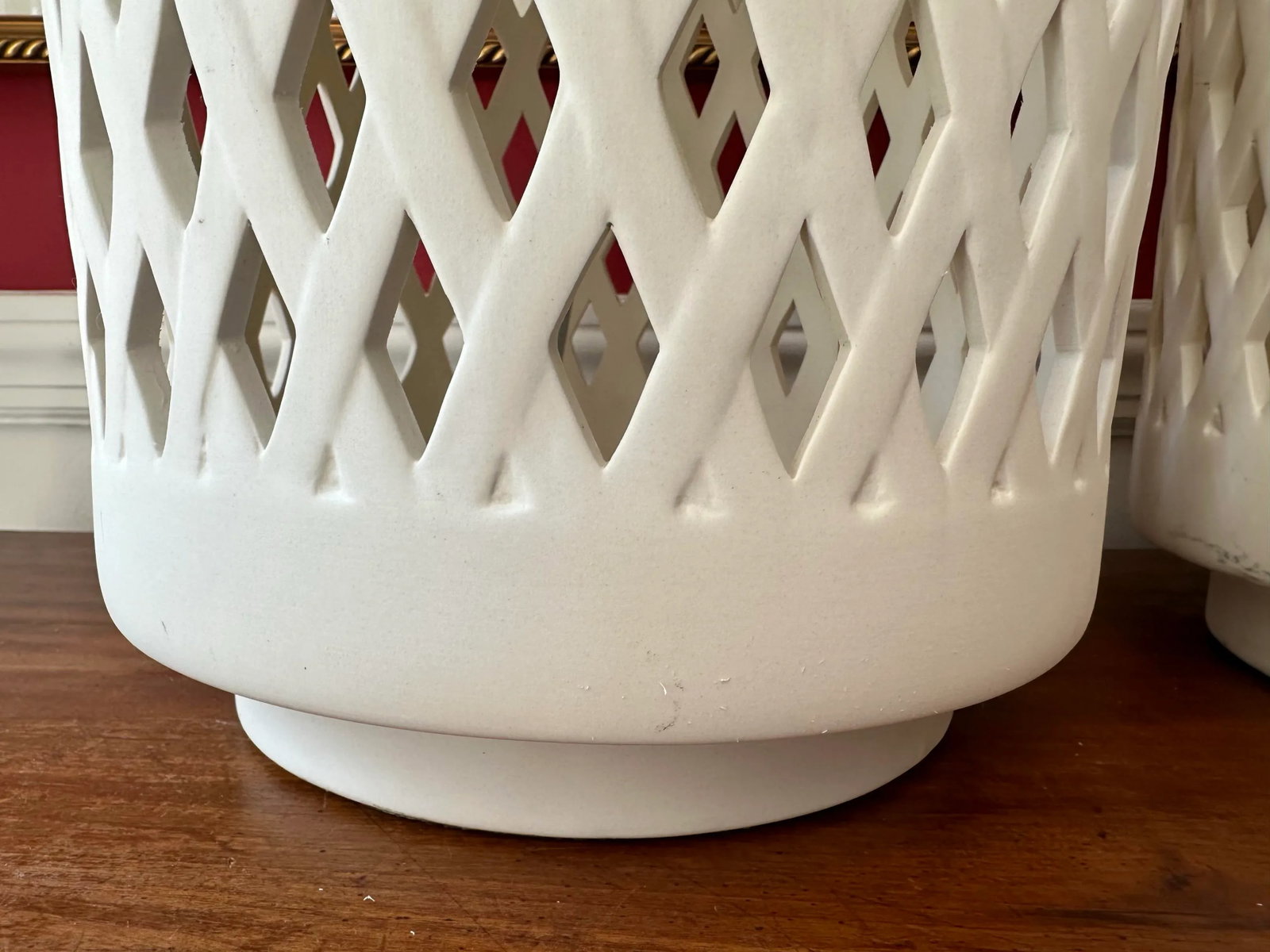 Ray Booth Designs Porous Table Lamps - a Pair - 4