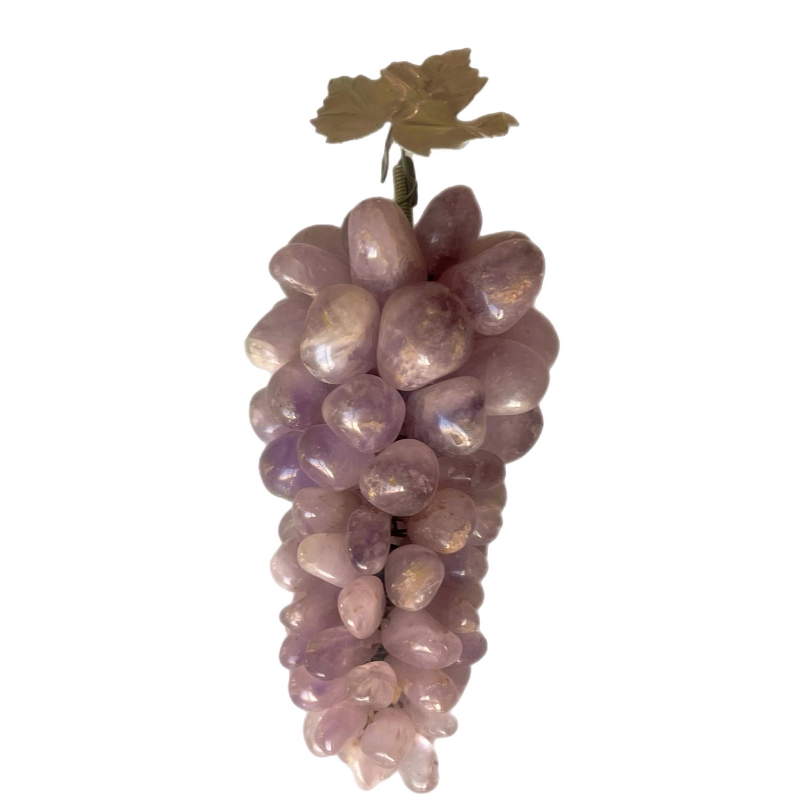 Mid-Century Semi-Precious Stone Grape Clusters - a Pair - 6