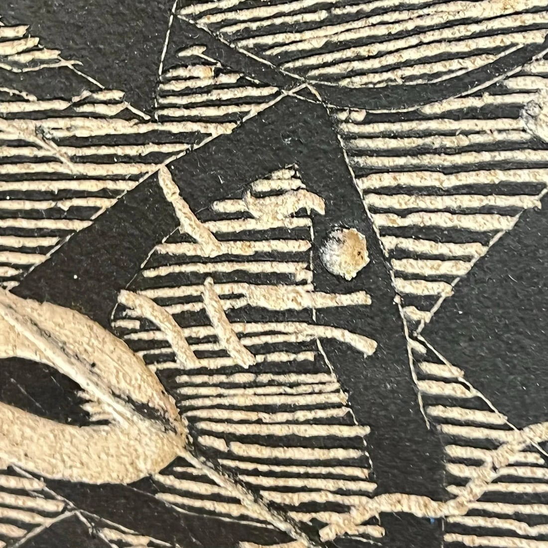 Massive Mid-Century Modern Sgraffito Ceramic Floor Vase - 9