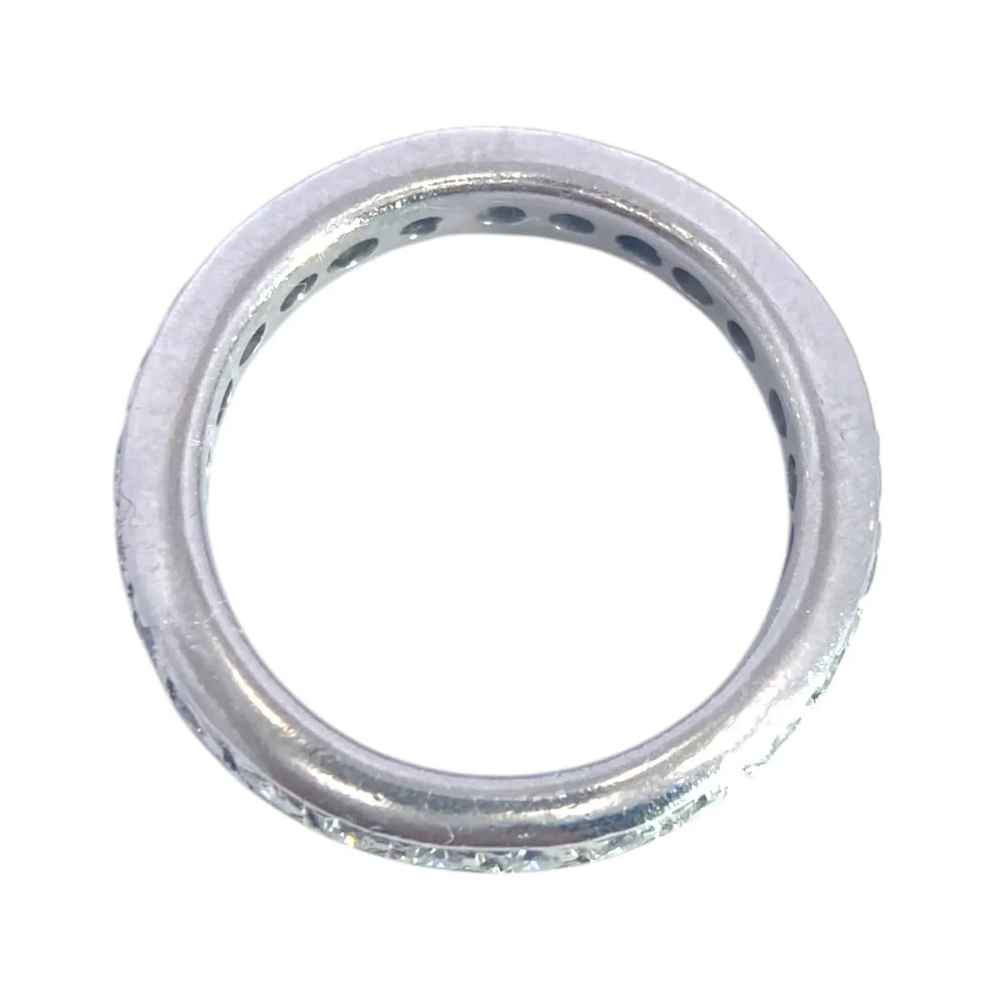 Platinum Diamond Eternity Band Ring Size 7 - 6