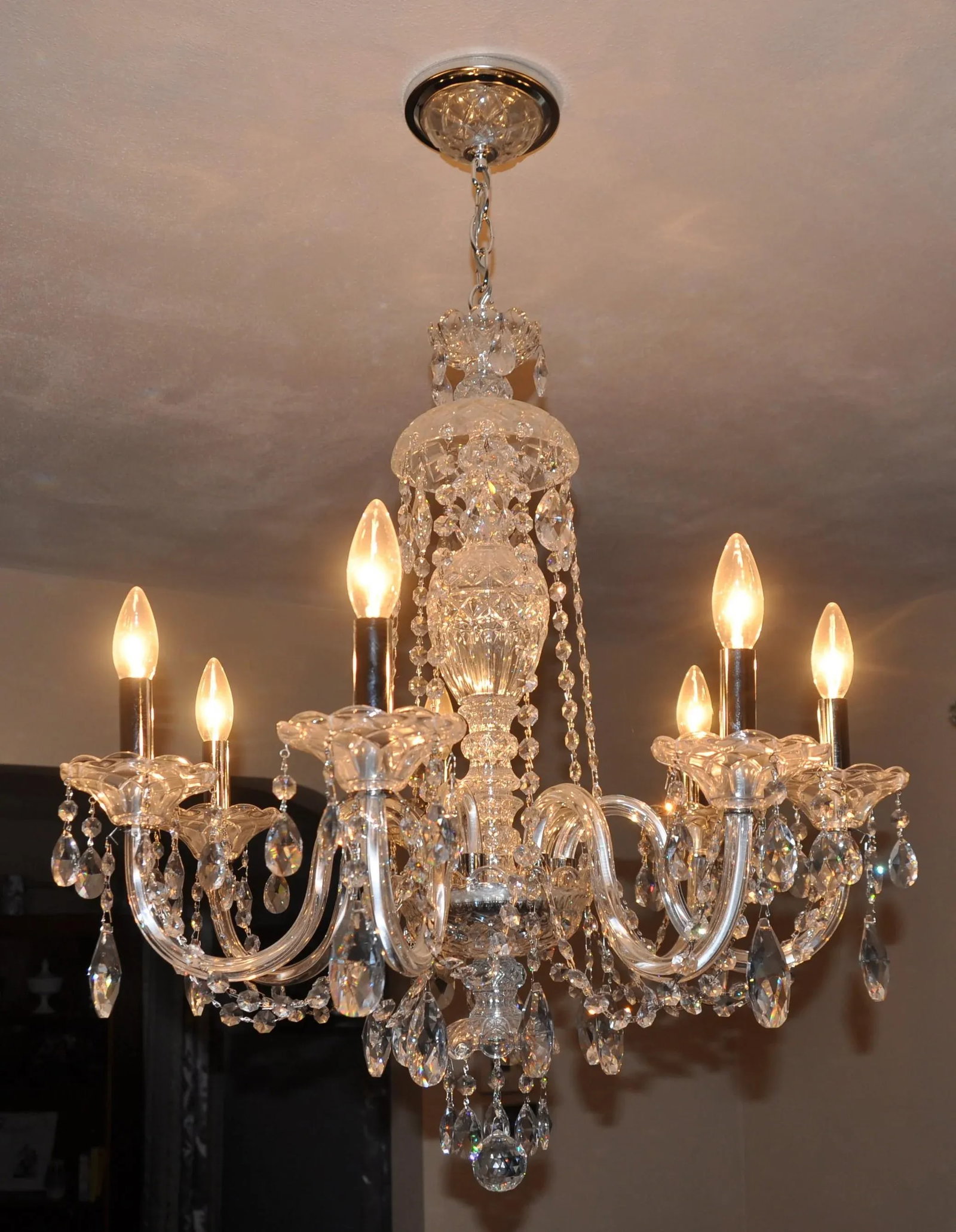Schonbek Crystal Chandelier - 3
