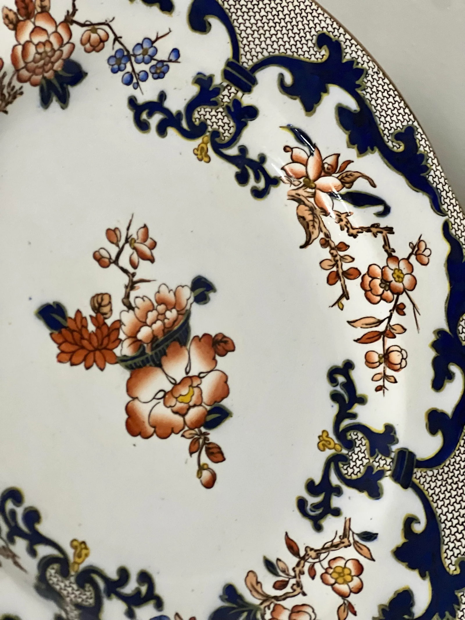 Set of 8 Antique Minton Imari Style Dinner Plates, 1910 - 4