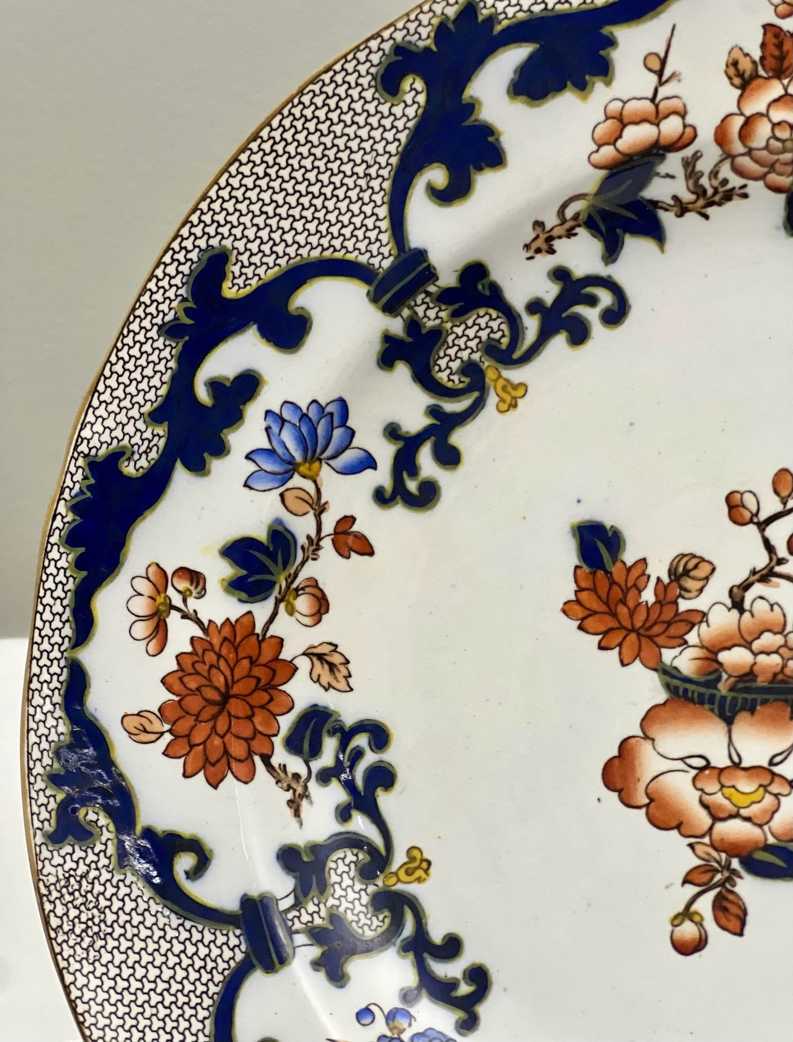 Set of 8 Antique Minton Imari Style Dinner Plates, 1910 - 5