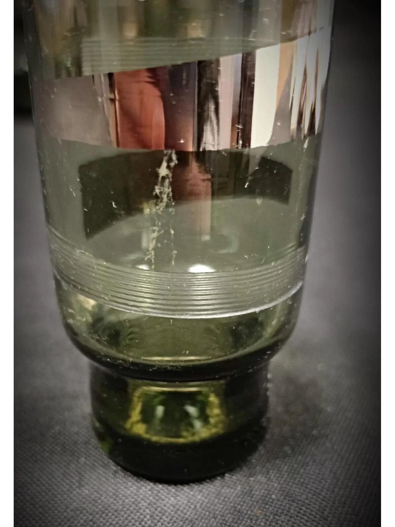 Mid 20th Century Vintage Green Crystal Liqueur Glasses- Set of 5 - 5