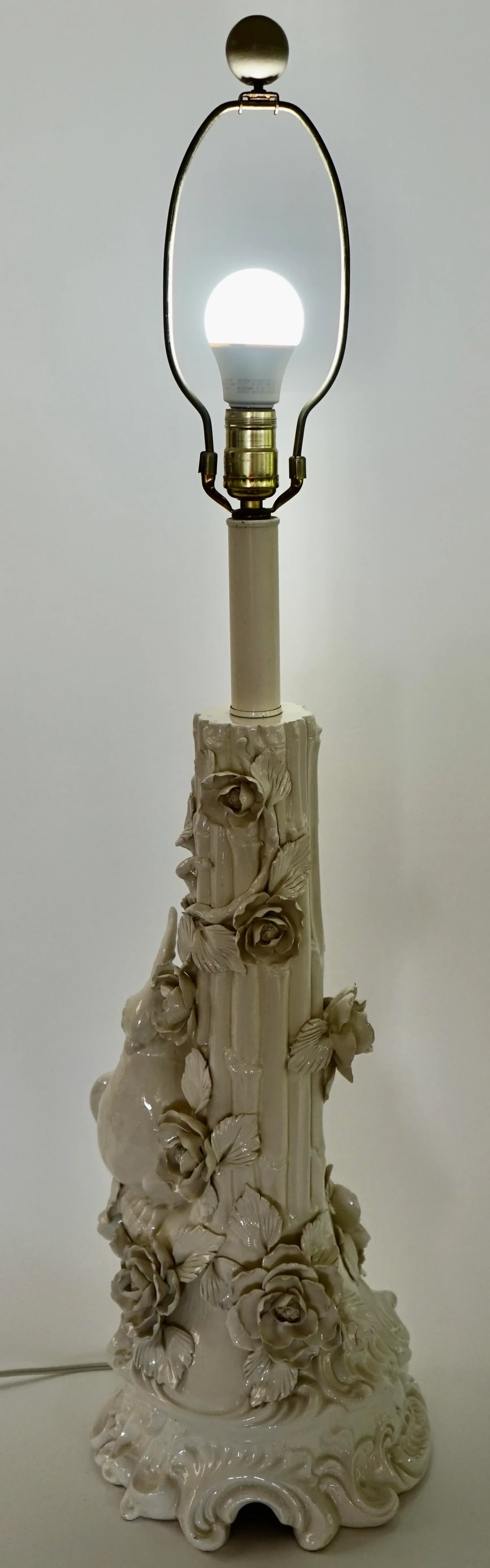 Vintage Italian Ceramic Parrot Table Lamp - 10