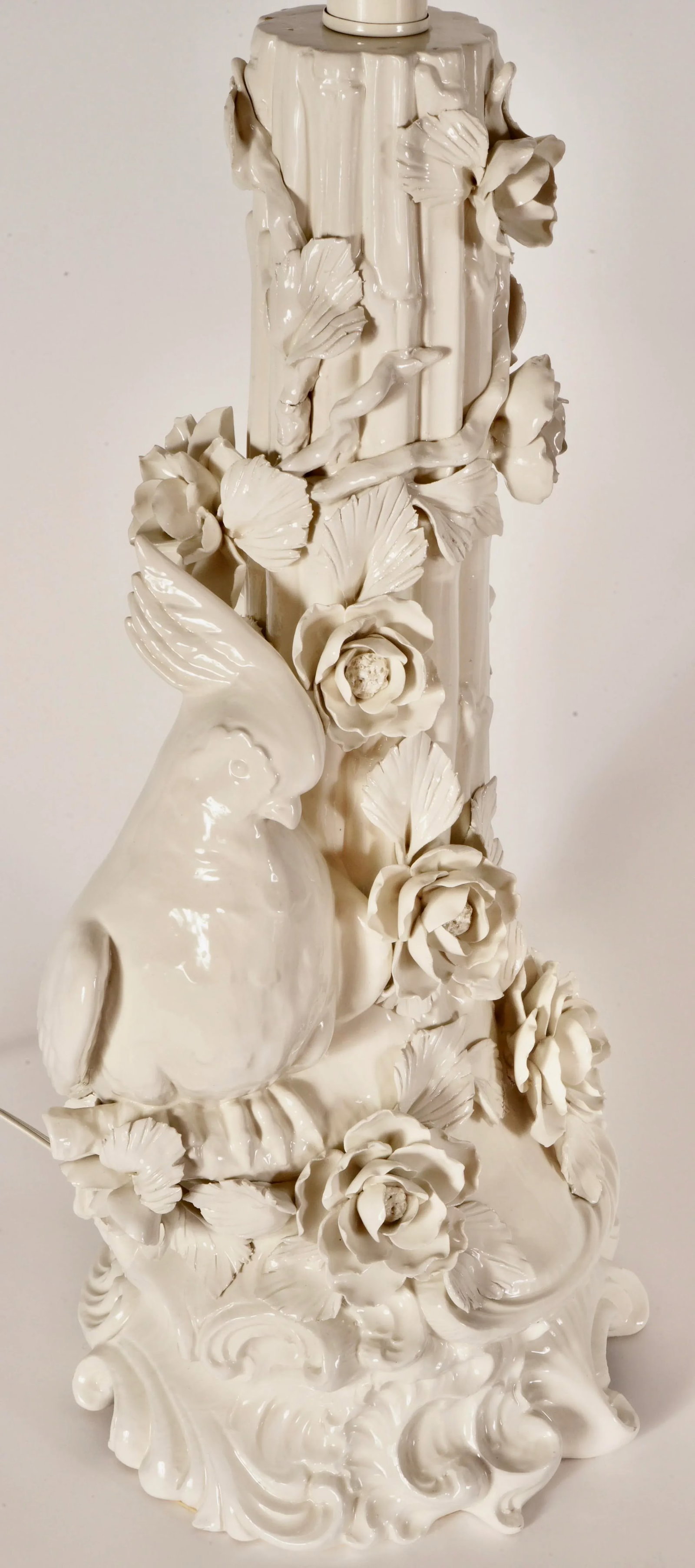 Vintage Italian Ceramic Parrot Table Lamp - 6