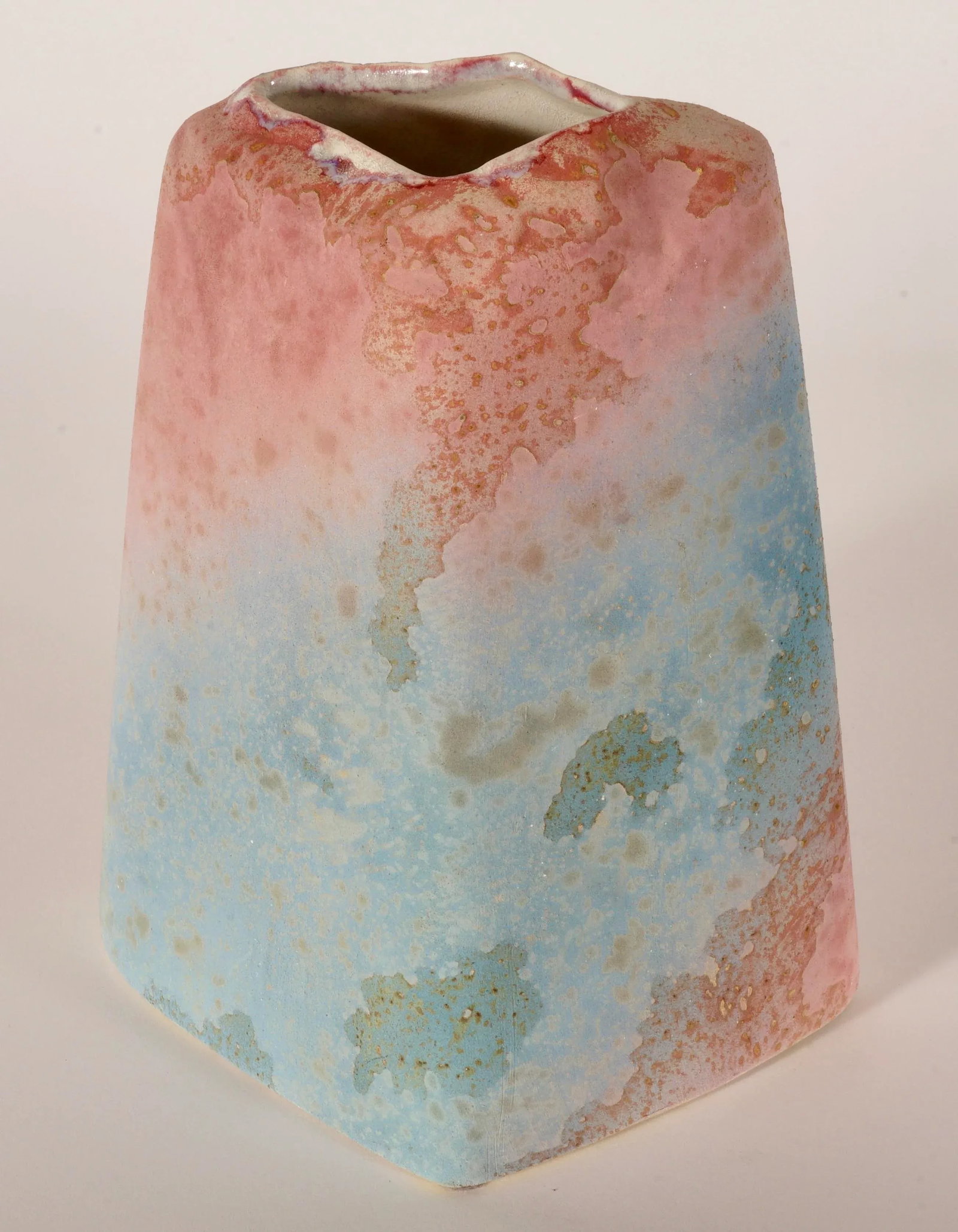 Vintage Raku Vase by Tony Evans - 2