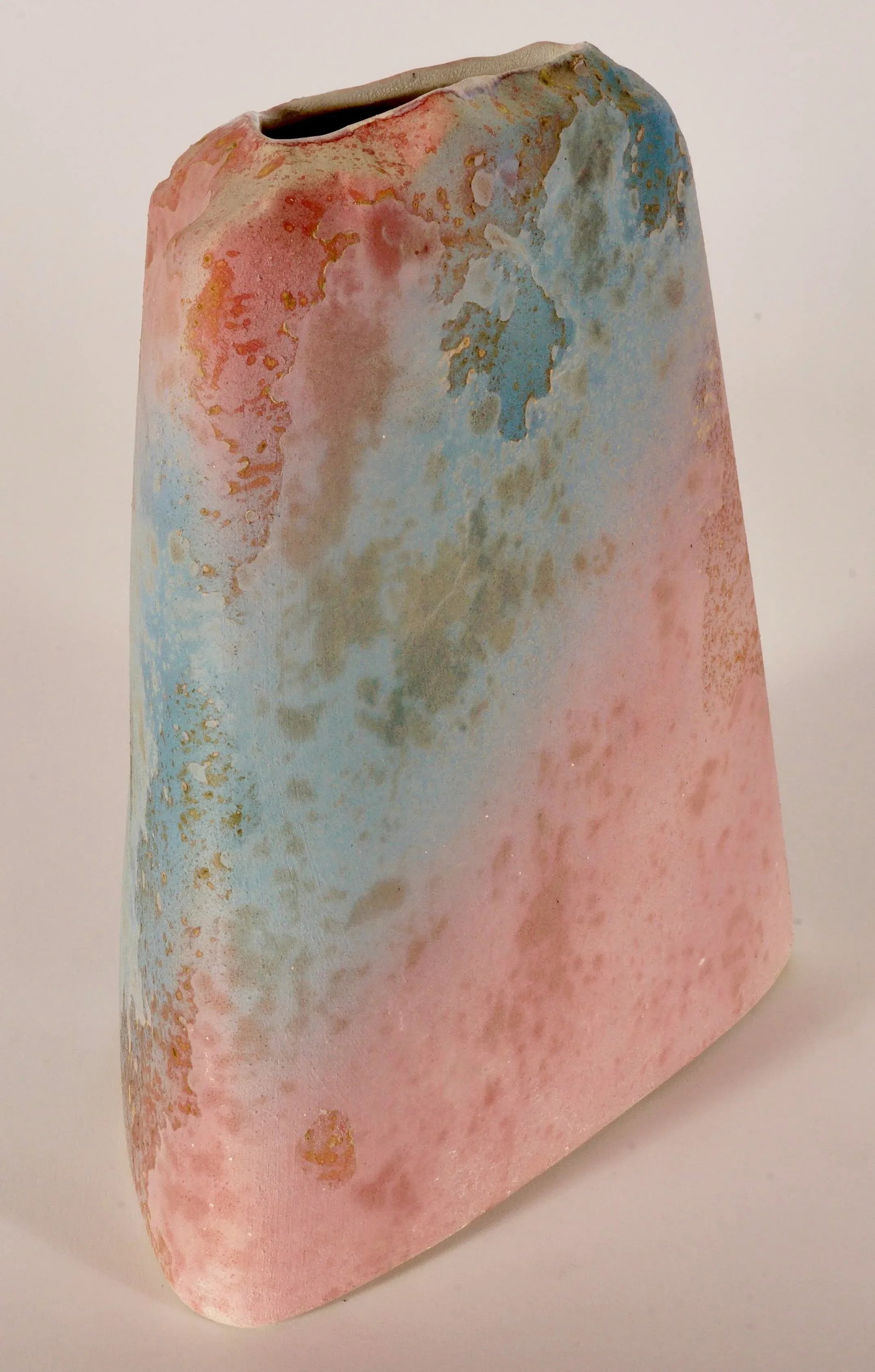 Vintage Raku Vase by Tony Evans - 9