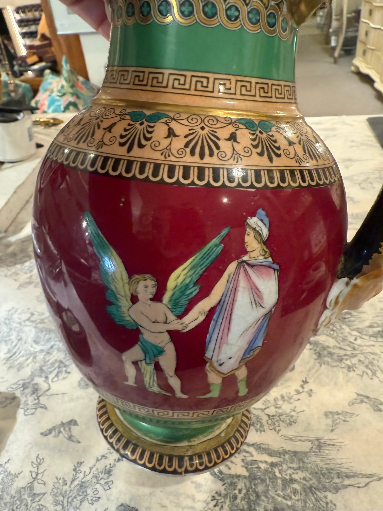 19th Century Pratt Ware Pitcher - 6