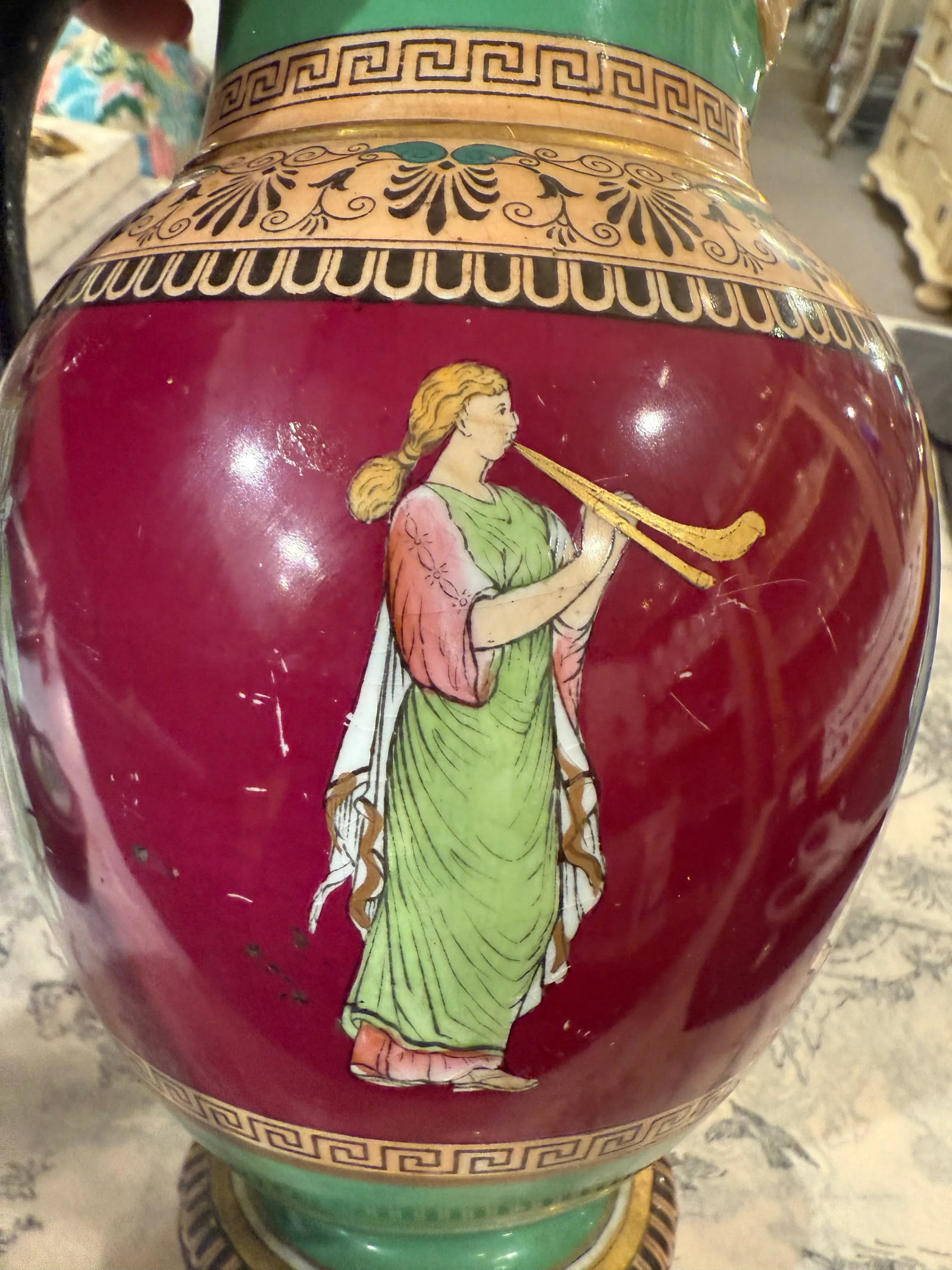 19th Century Pratt Ware Pitcher - 9