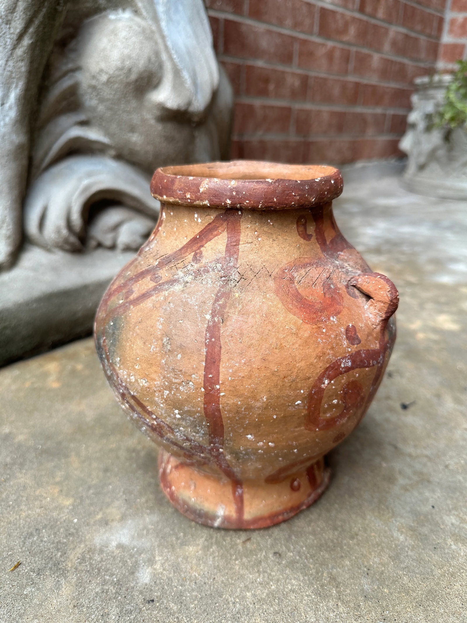 Primitive Ancient Pre-Colombian Unidentified Pottery Vase - 10