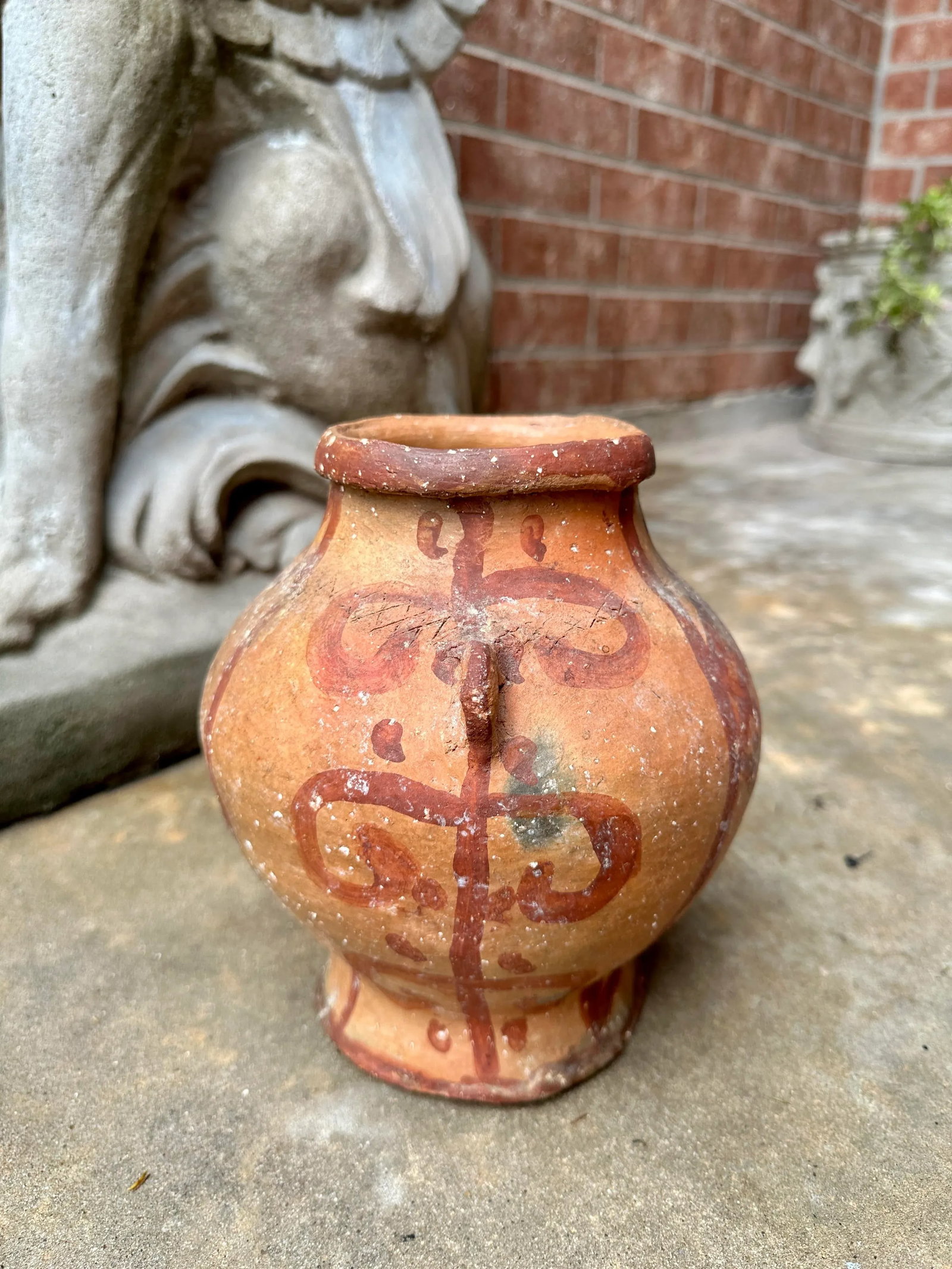 Primitive Ancient Pre-Colombian Unidentified Pottery Vase - 2