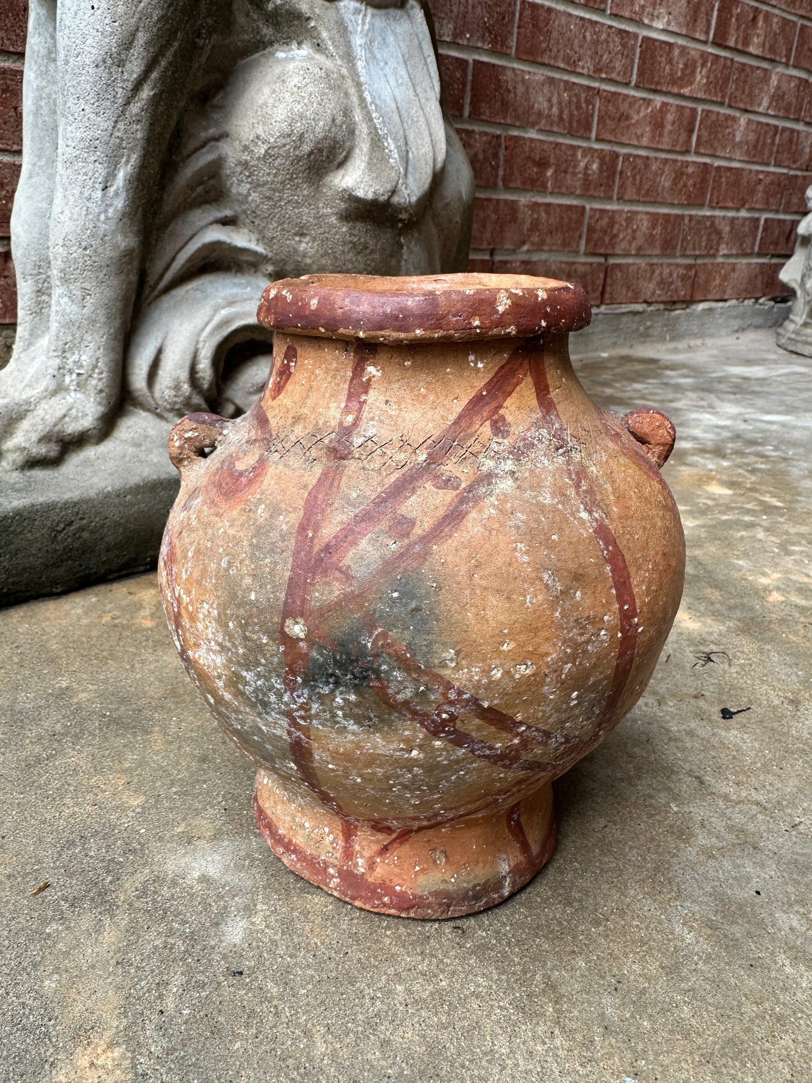 Primitive Ancient Pre-Colombian Unidentified Pottery Vase - 3