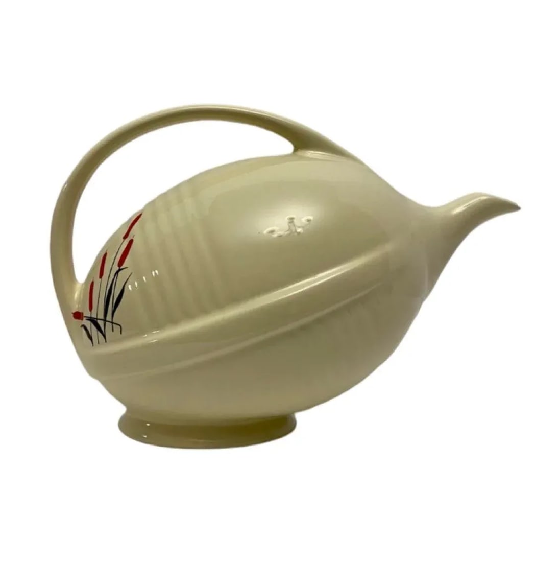 Vintage 1997 Jewel Tea Autumn Leaf Football Teapot Hall China, Limited Edition - 3