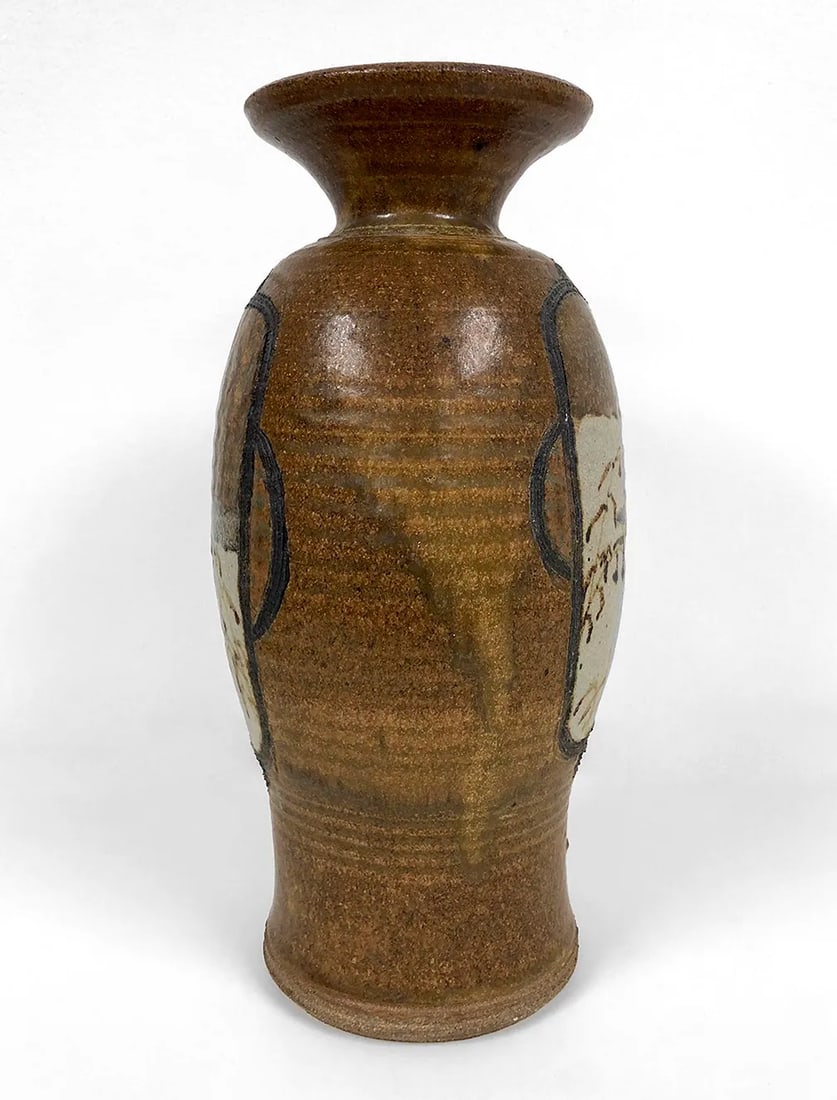 Mid-Century Modern Style Studio Pottery Vase, 1970's - 3