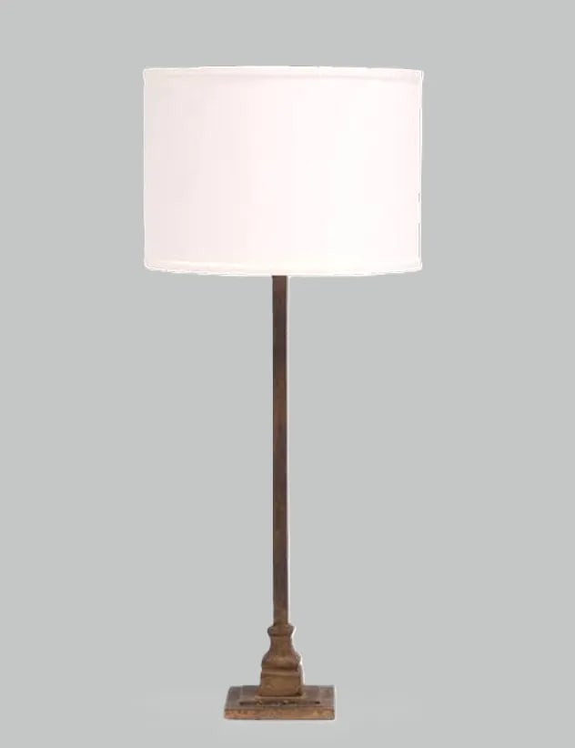 Palecek Hollywood Regency Ridge Metal Lamps - A Pair - 2
