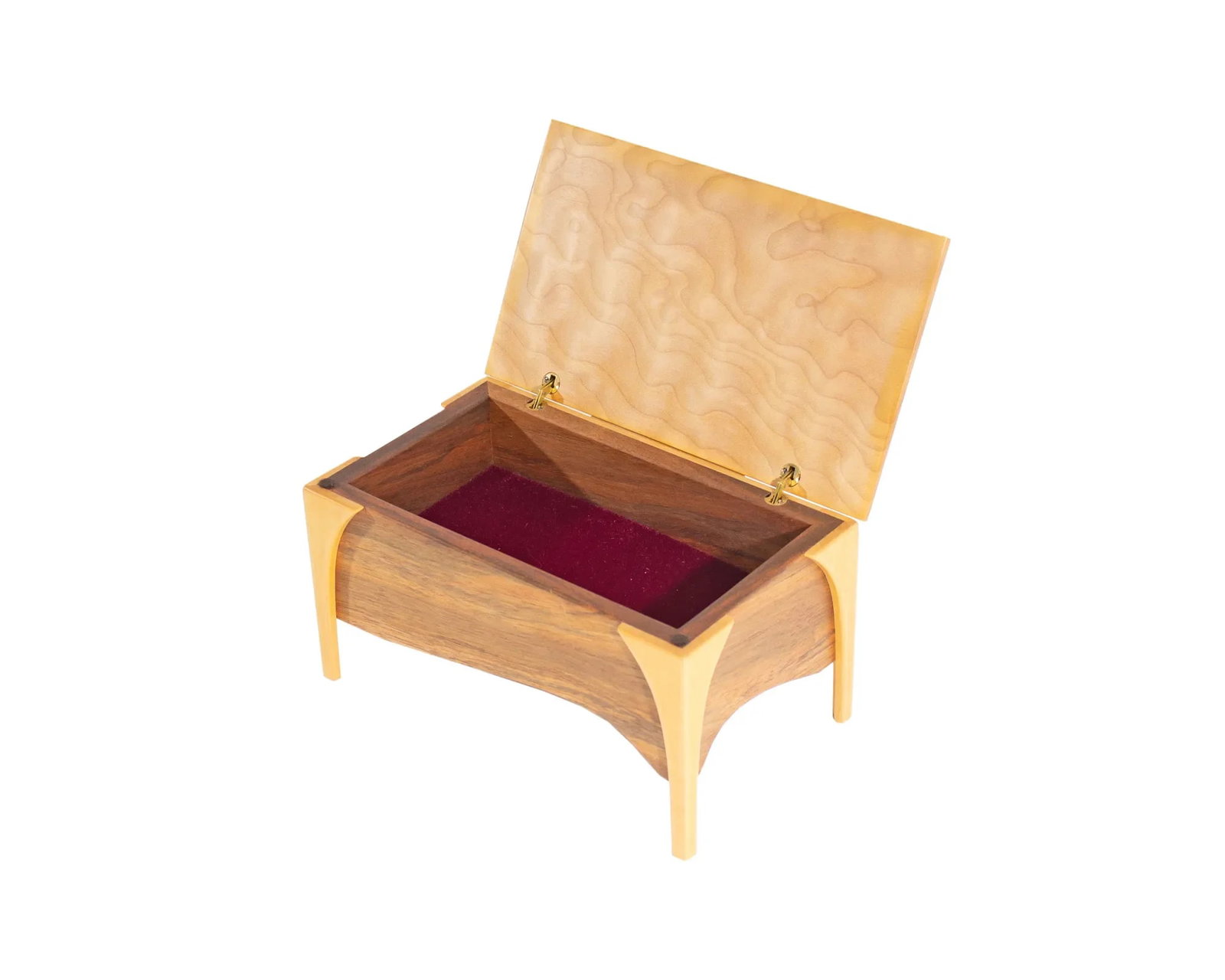 Wooden Jewelry Box Signed by Mark Rehmar - 2