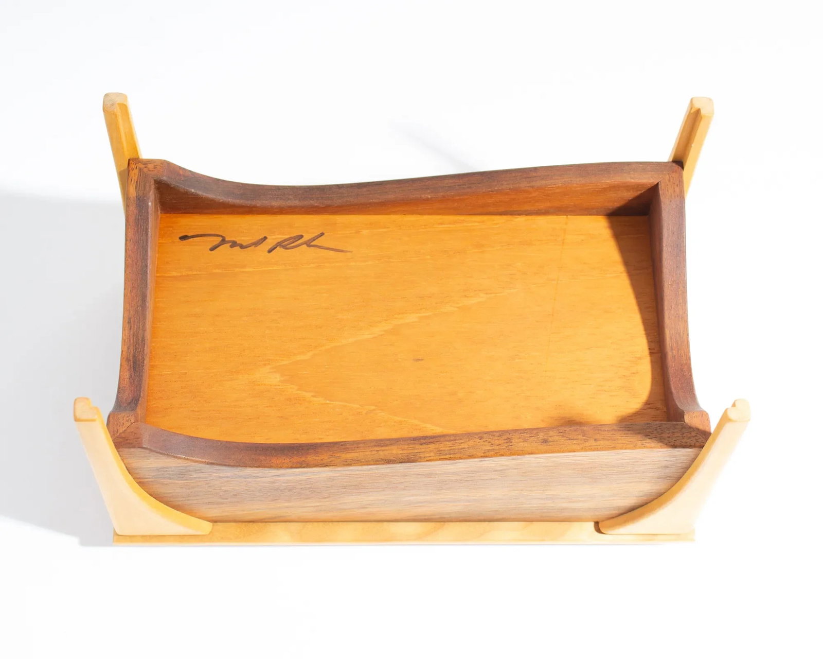 Wooden Jewelry Box Signed by Mark Rehmar - 7