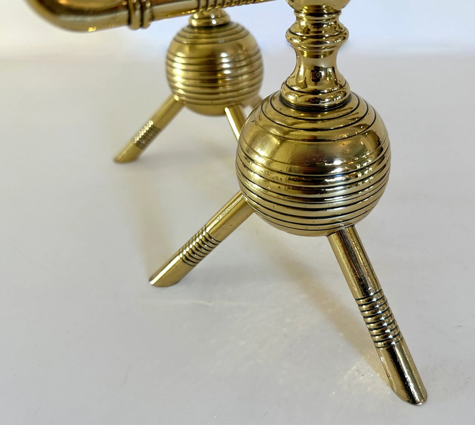 Pair of Late 19th Century Aesthetic Movement English Firedogs or Andirons Attributed to Christopher - 7