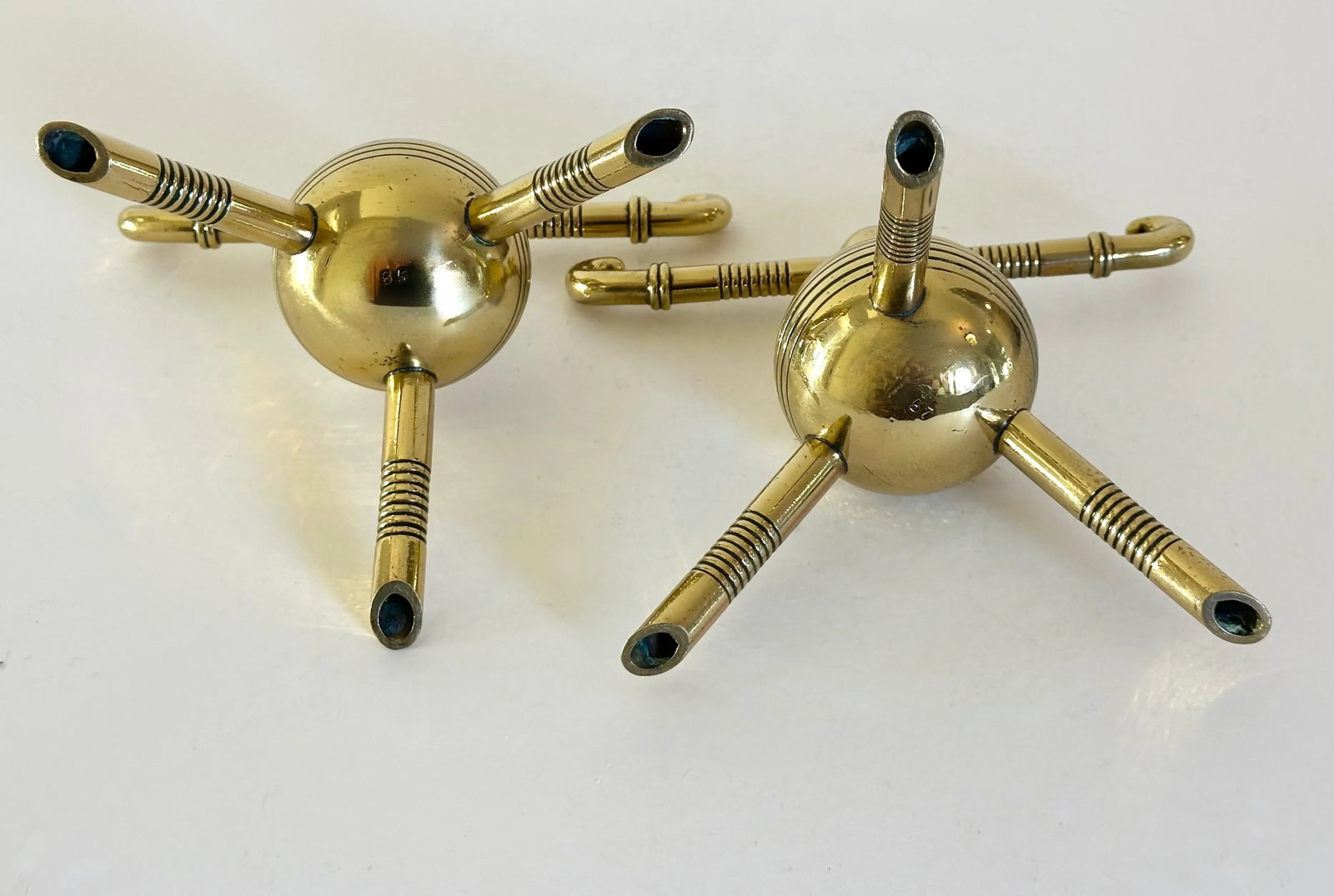 Pair of Late 19th Century Aesthetic Movement English Firedogs or Andirons Attributed to Christopher - 8
