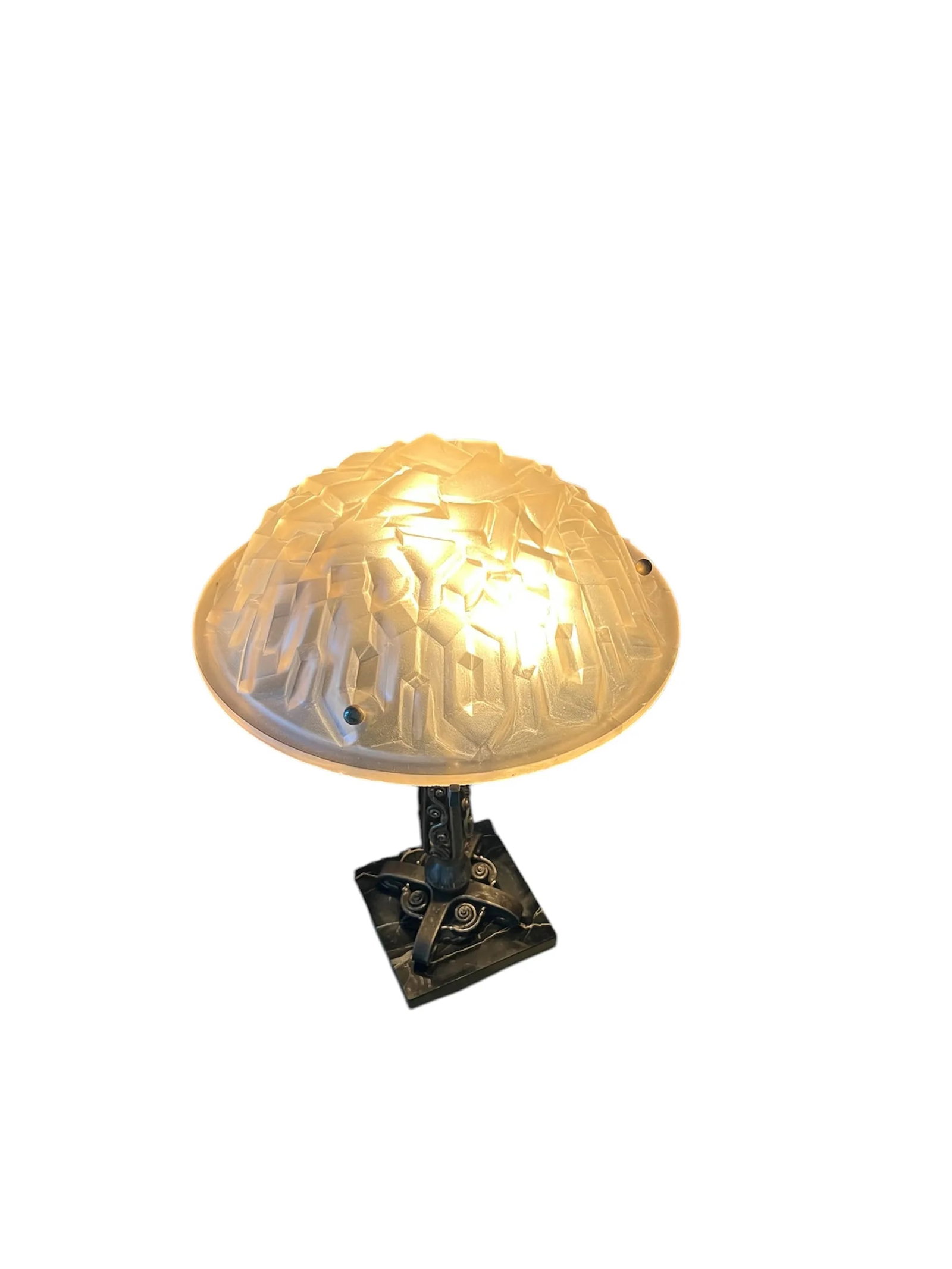 1990s French Art Deco Table Lamp - 3