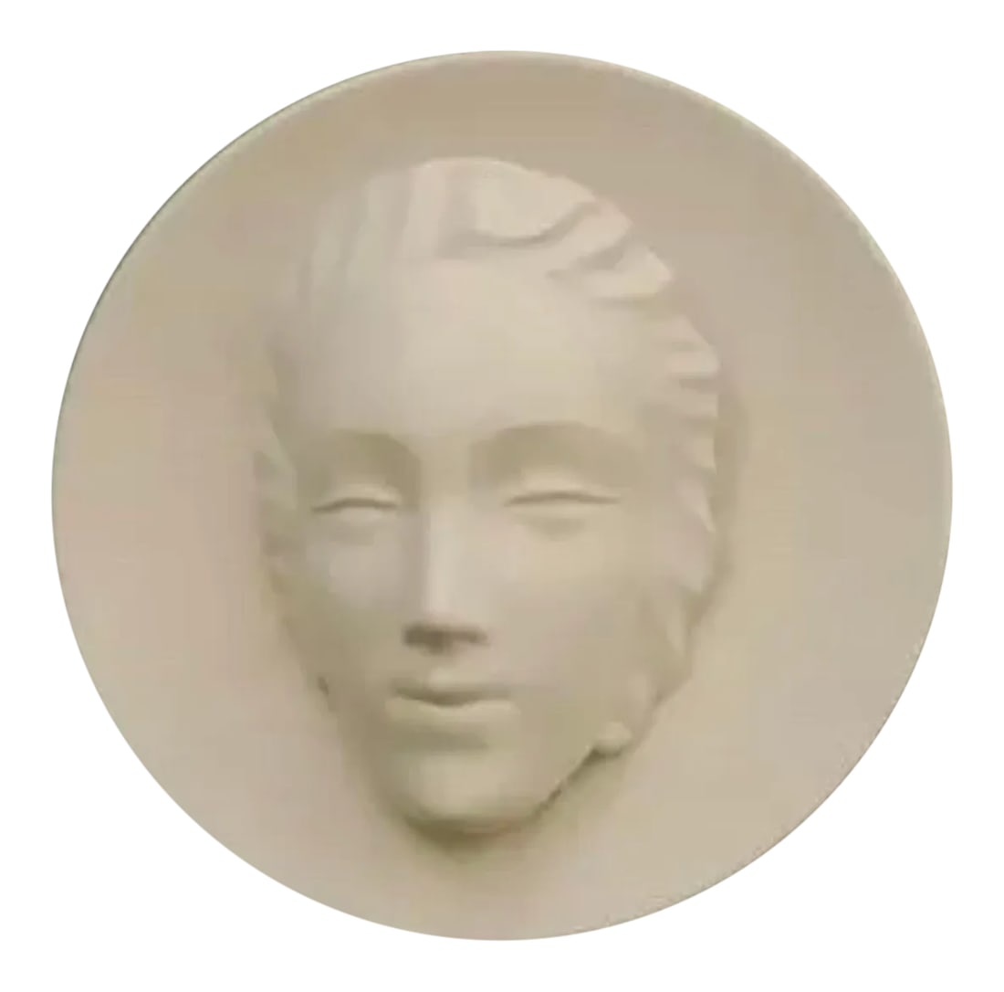 1930's Art Deco White Face Wall Sconce (1 of 6)