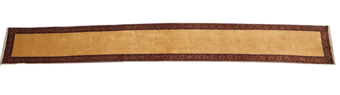 3'x20' Rare Vintage Persian Runner Rug | Skinny Long Wool Runner - 3