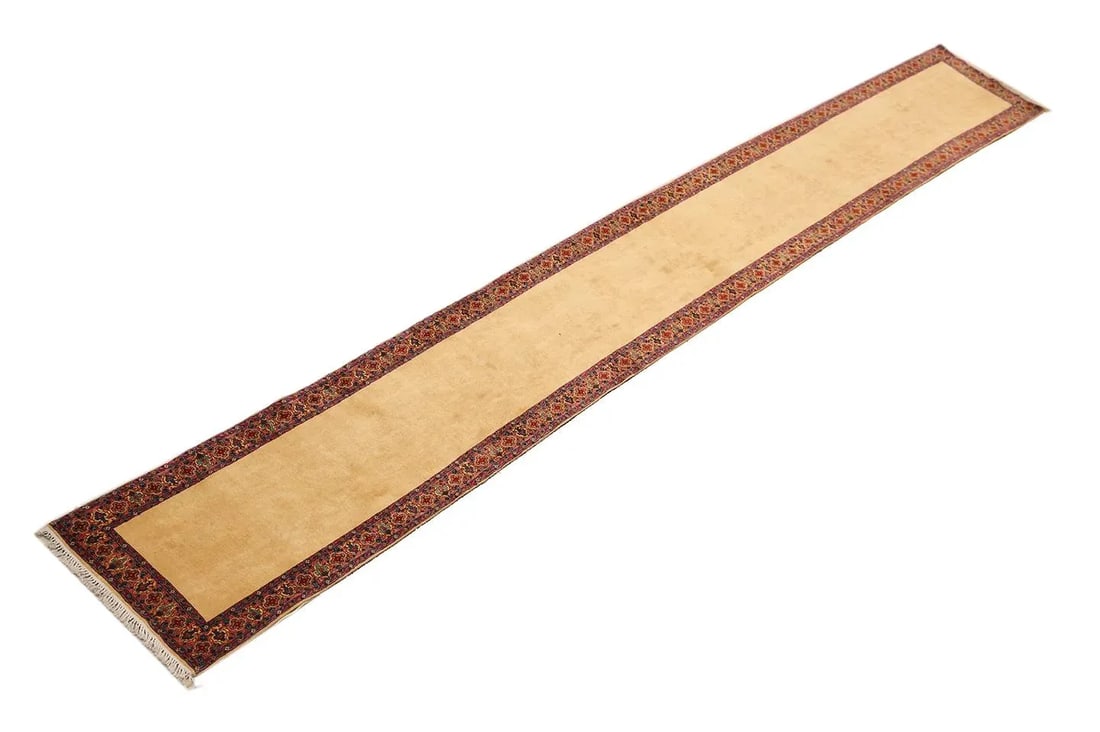 3'x20' Rare Vintage Persian Runner Rug | Skinny Long Wool Runner - 4