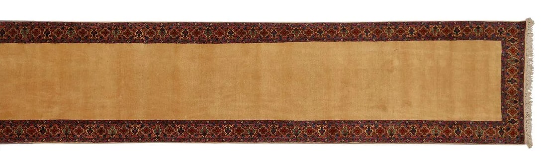 3'x20' Rare Vintage Persian Runner Rug | Skinny Long Wool Runner - 5