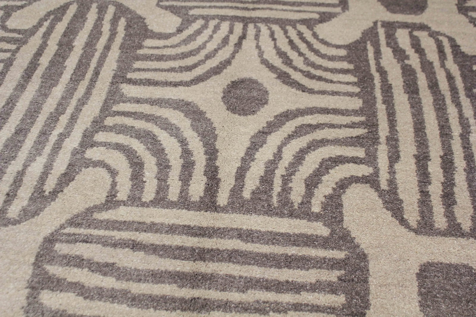 6' X 9' Gray Hand-Knotted Wool Rug- 2020 Aara Rugs - 7