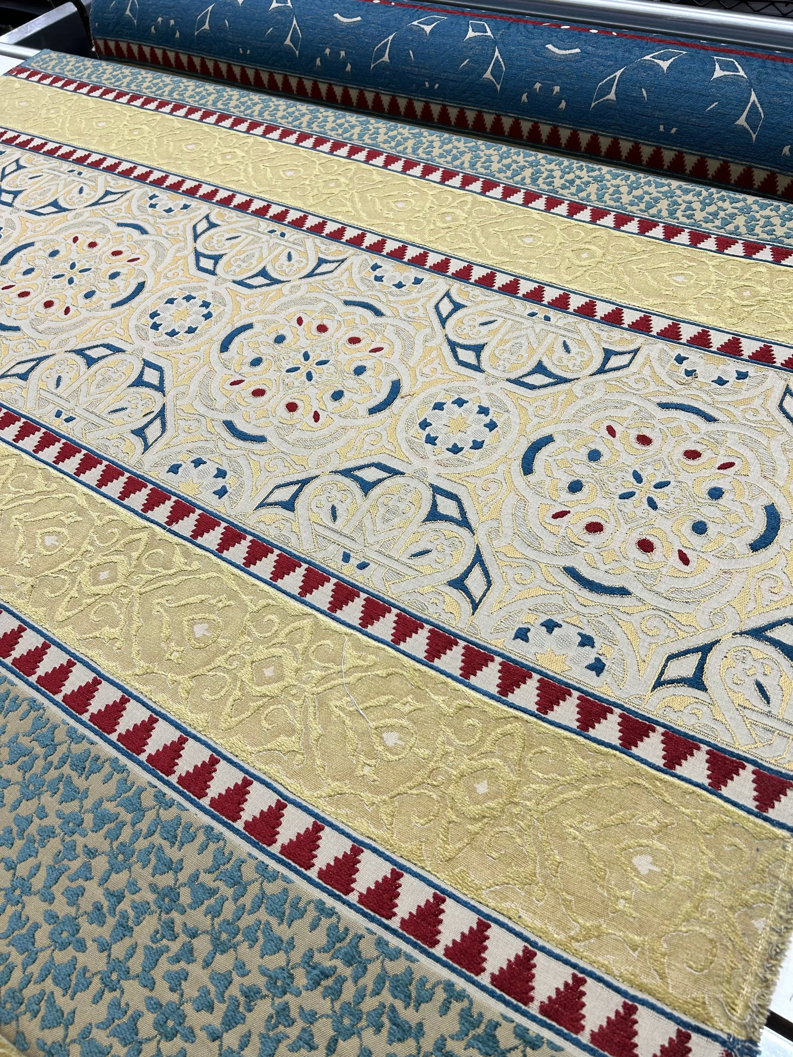 Pierre Frey "Granada" Chenille Jacquard Stripe Fabric- 24 Yards - 5