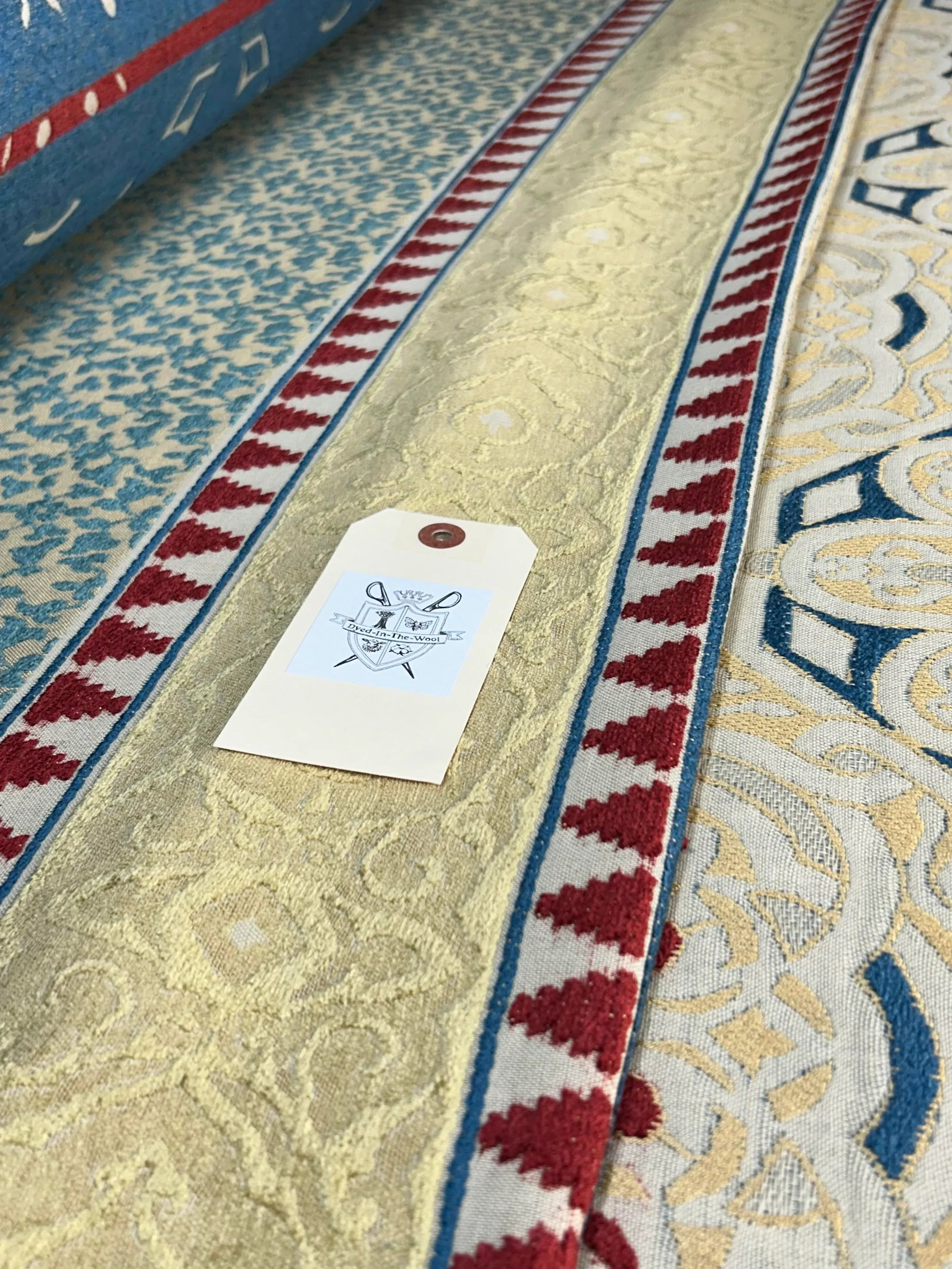 Pierre Frey "Granada" Chenille Jacquard Stripe Fabric- 24 Yards - 7