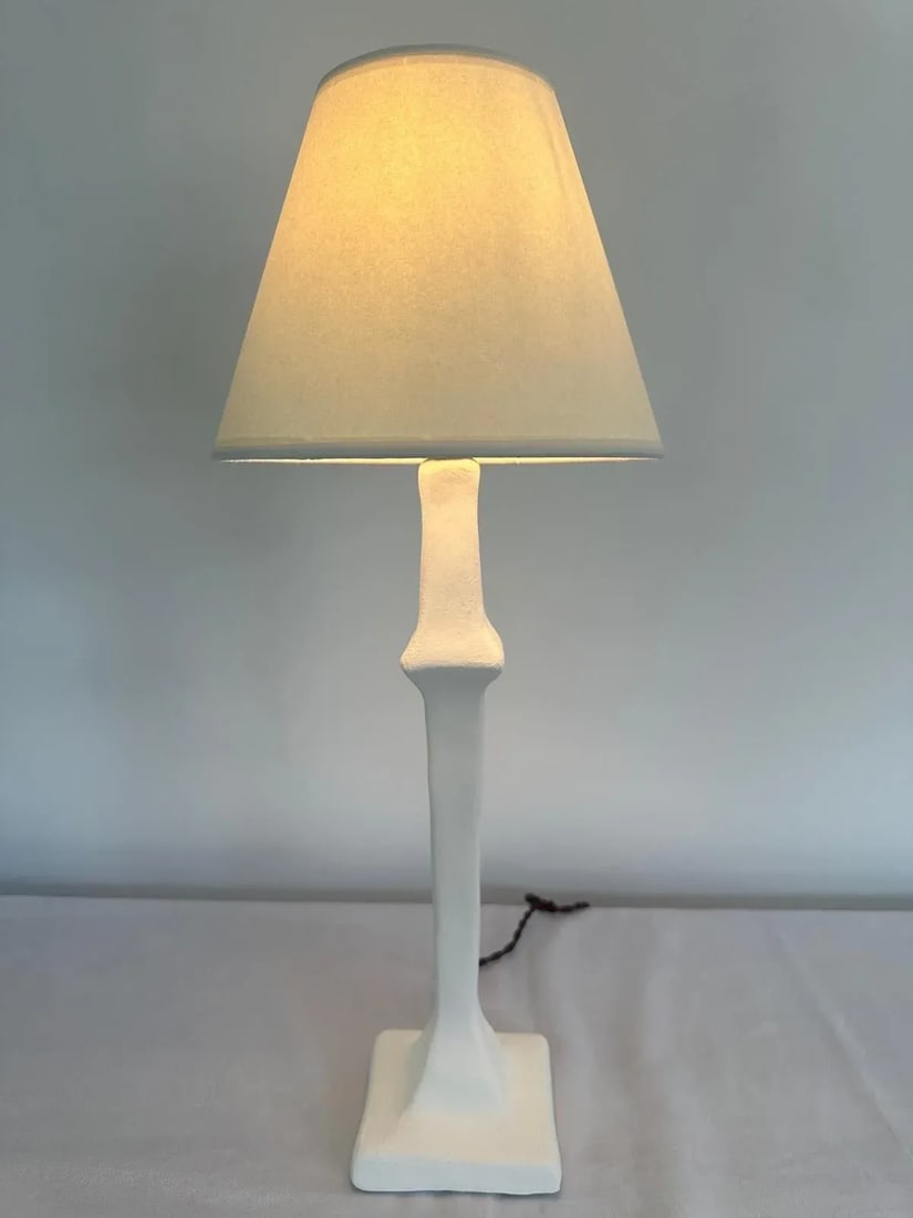 Bespoke Modern Sculptural Plaster Table Lamp - 2