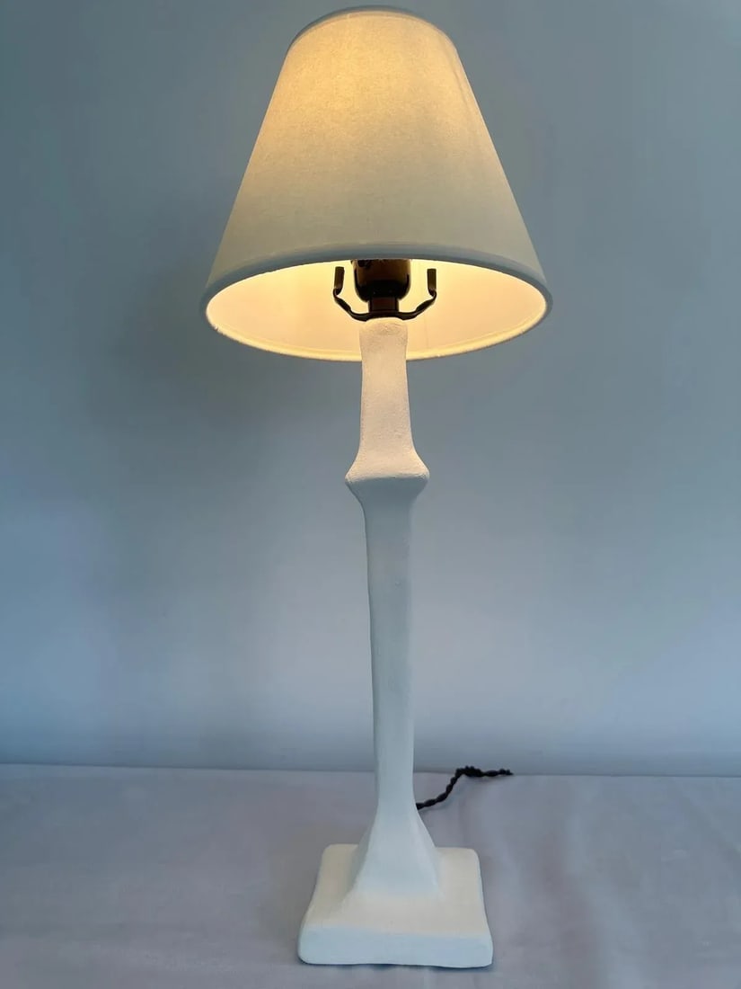 Bespoke Modern Sculptural Plaster Table Lamp - 3