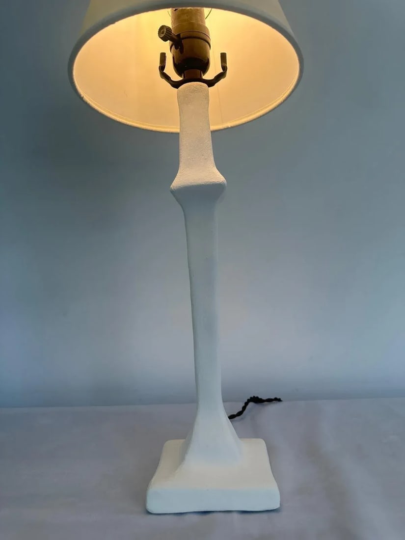 Bespoke Modern Sculptural Plaster Table Lamp - 4