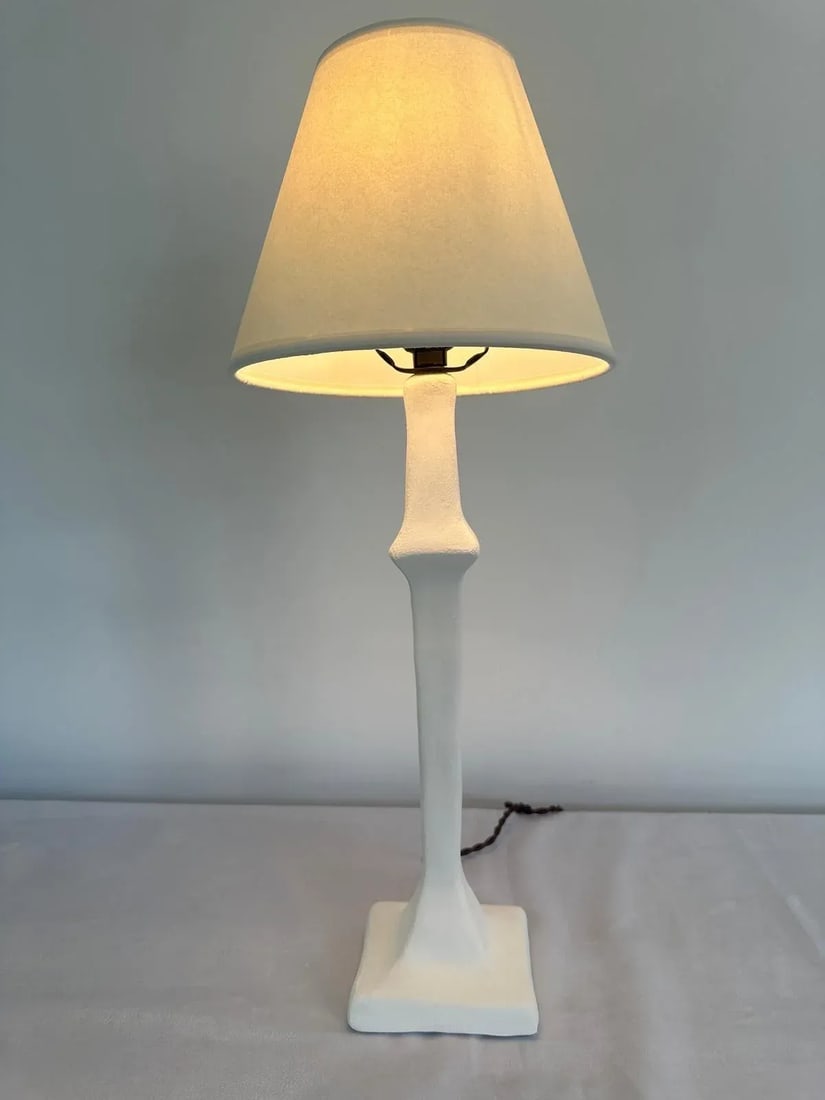 Bespoke Modern Sculptural Plaster Table Lamp - 6